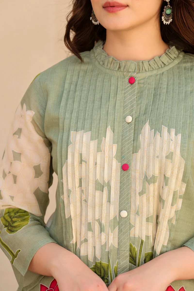 Aaira Mul Cotton A-line Pant Set - Image 7