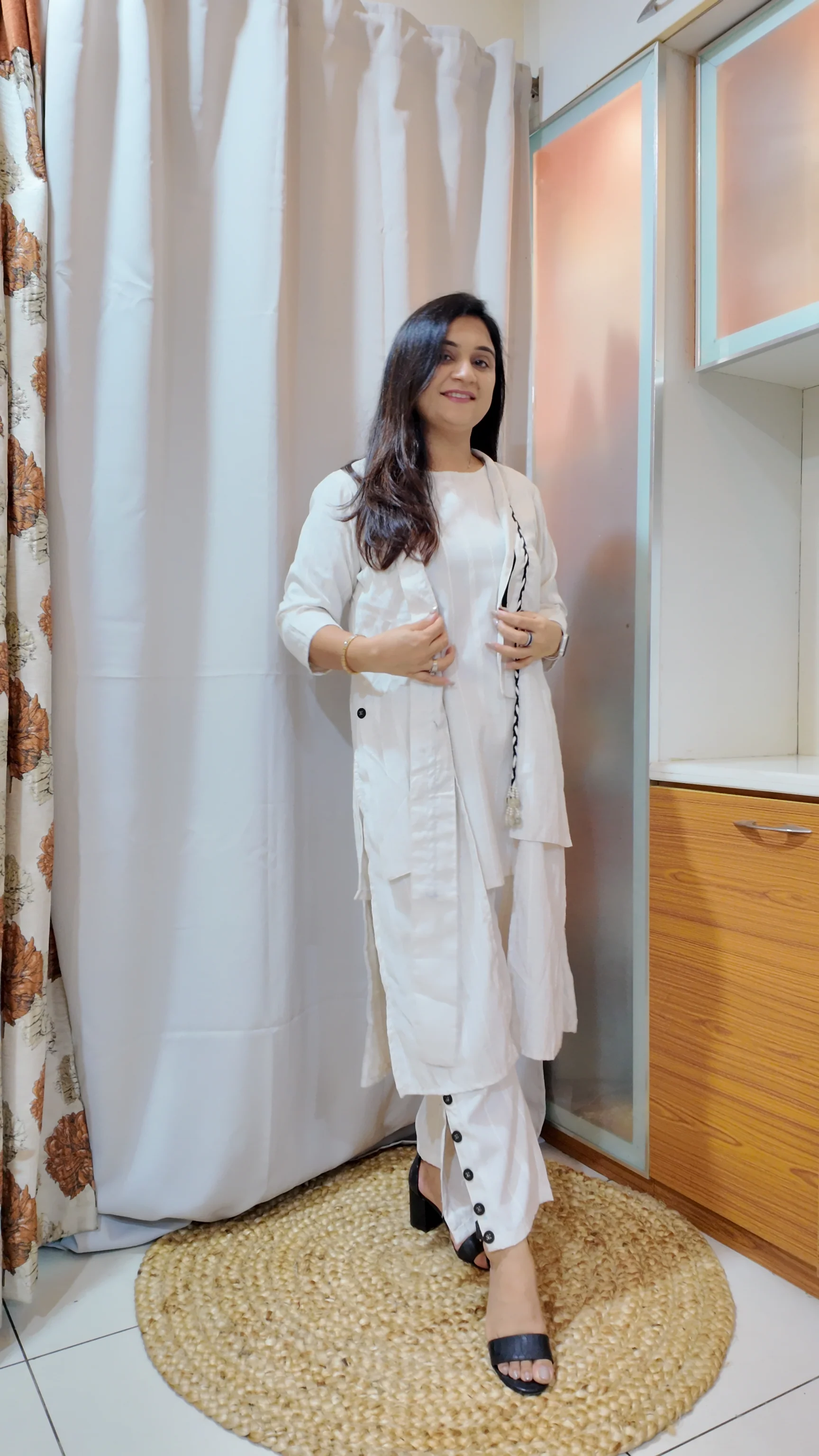 Aarna Cotton Long Shrug Coord set - Image 4