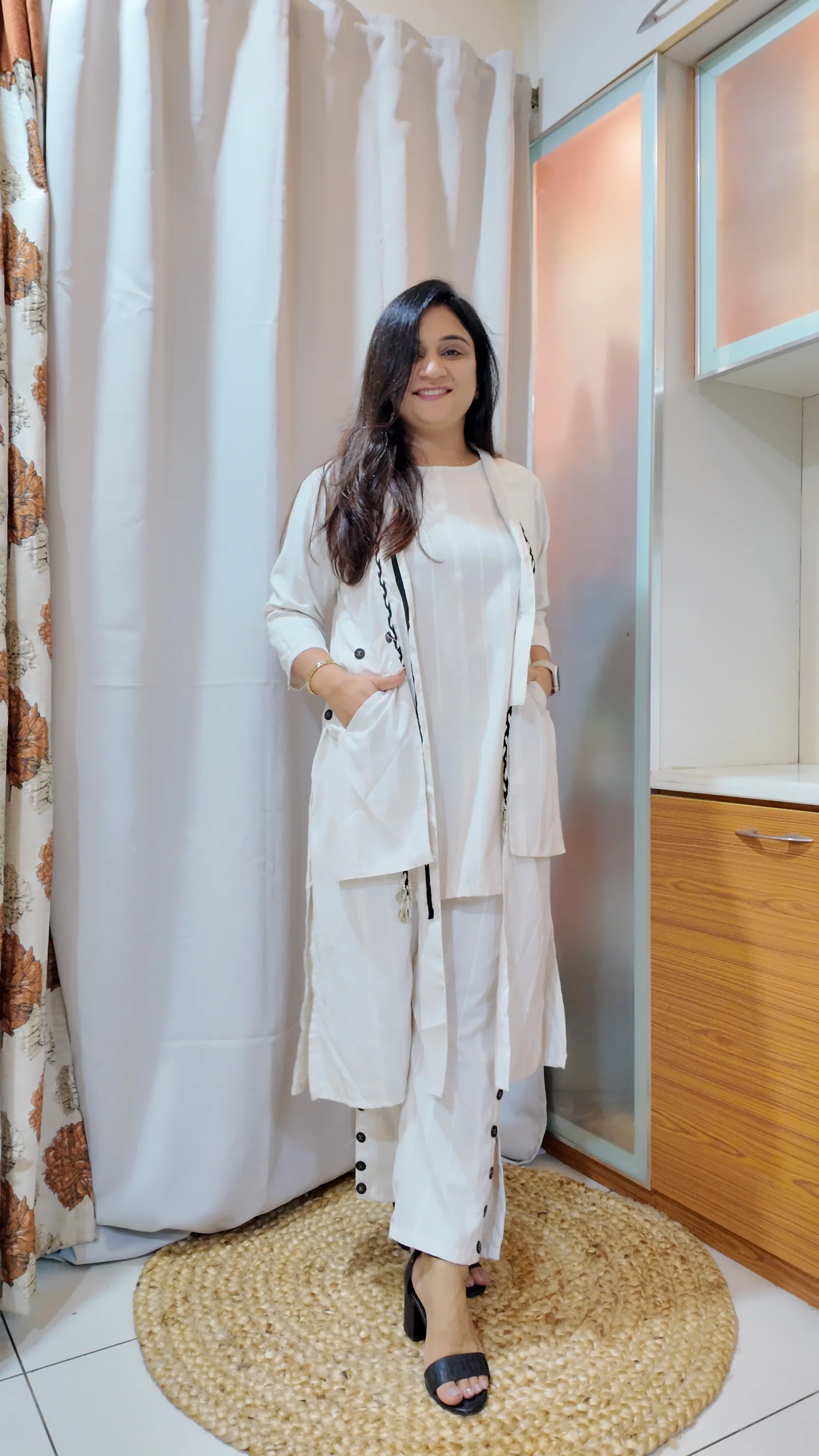 Aarna Cotton Long Shrug Coord set - Image 7