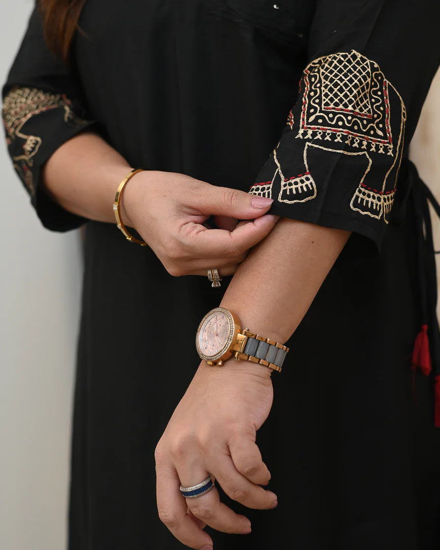 Aashna Muslin A-line plazo Coord Set - Image 11