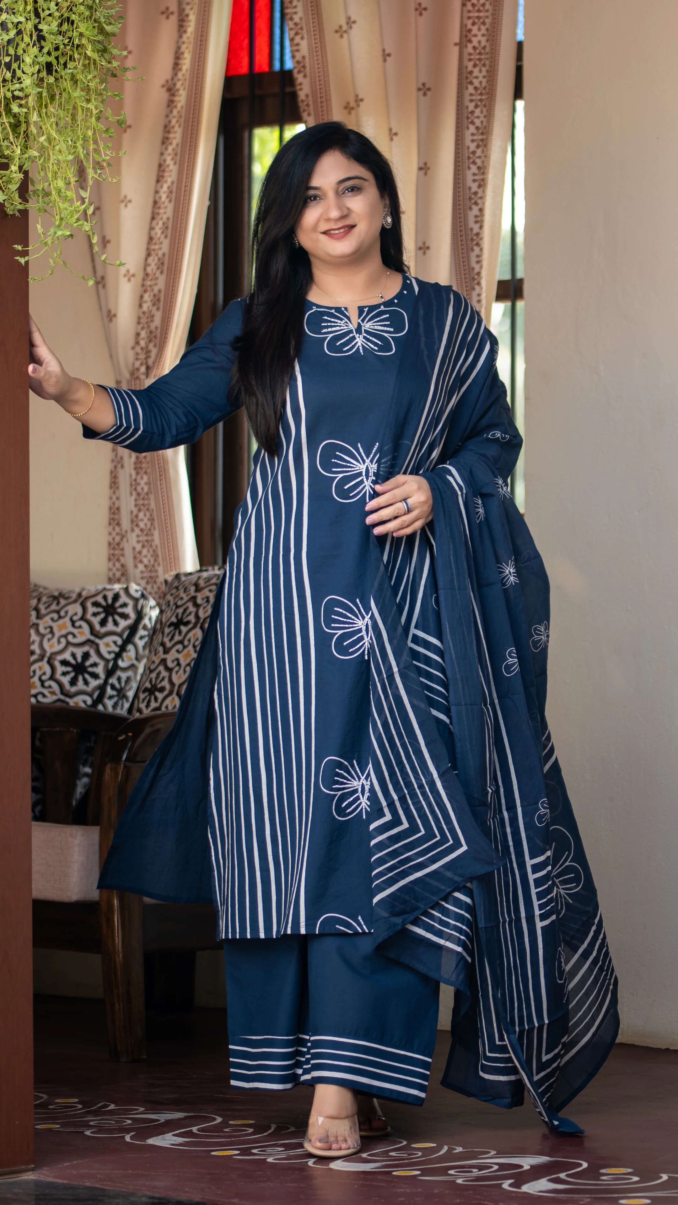 Anaya Cotton HandEmbroidered Divider set - Image 20