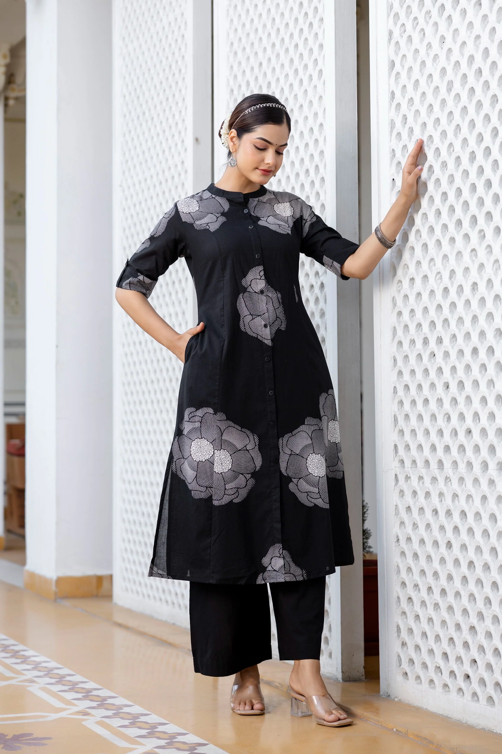 Arvika Cotton A-line Coord Set - Image 11