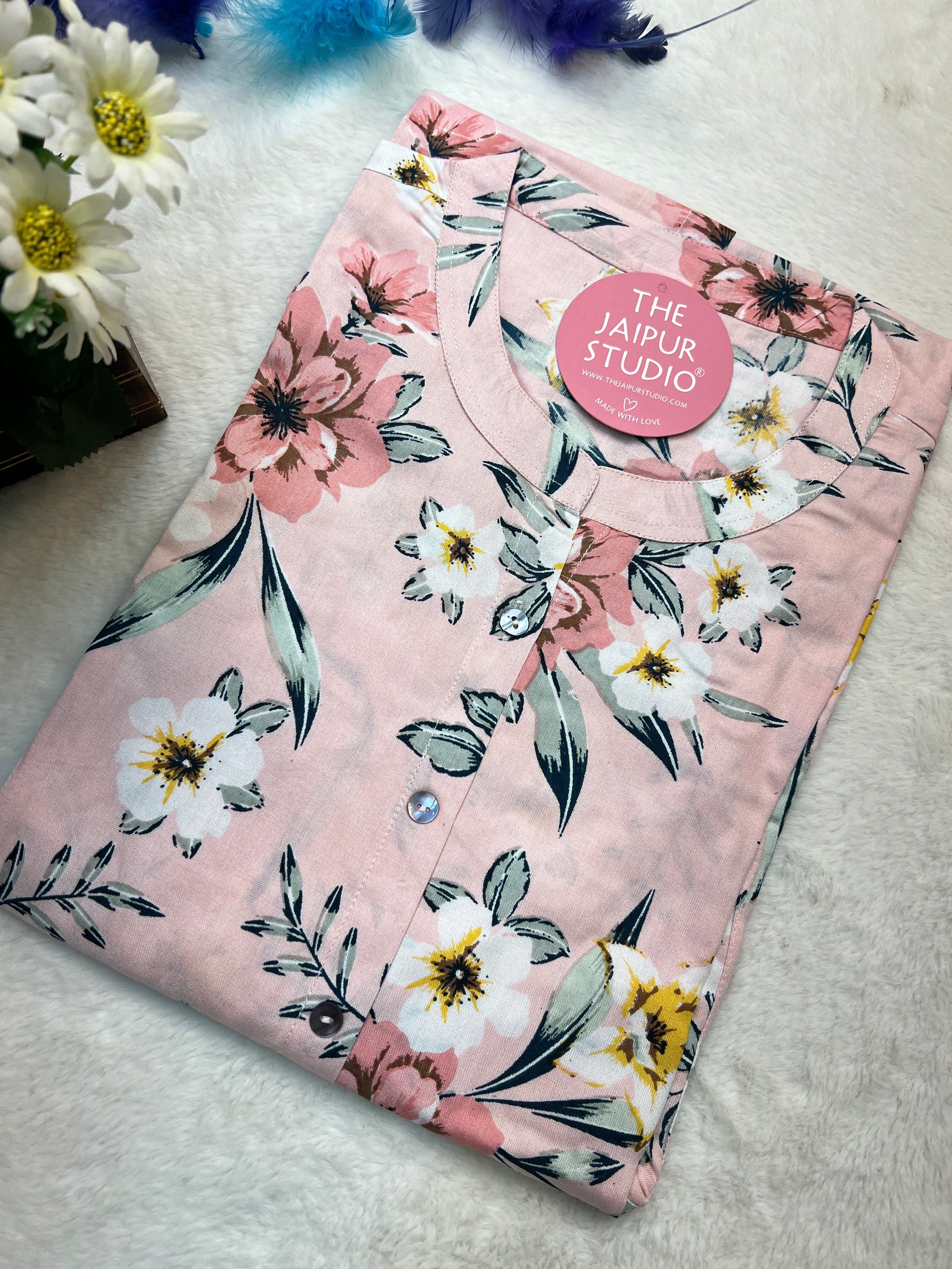 Casual Floral Short Tunic - Image 19