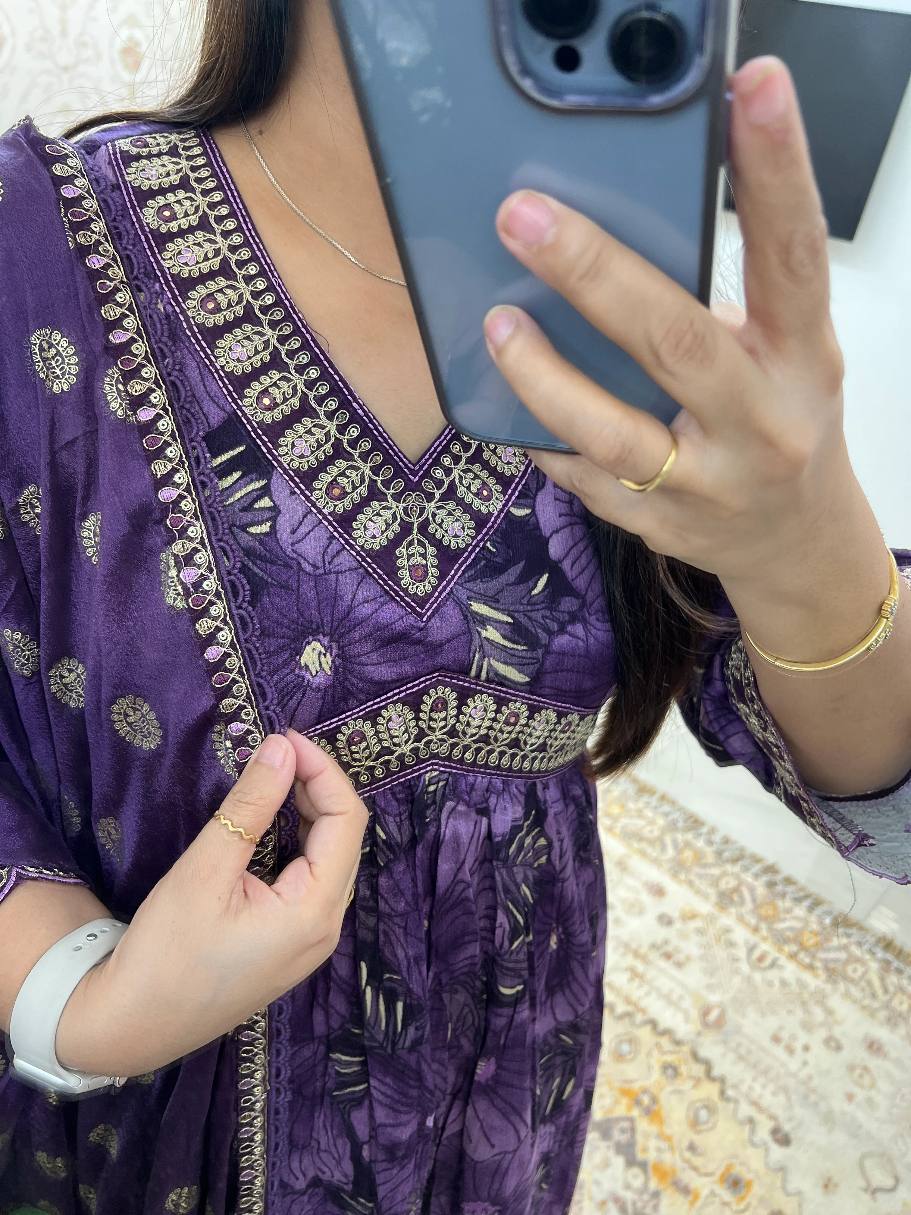 Chinnon Embroidered Floral Alia Pant Set - Image 4