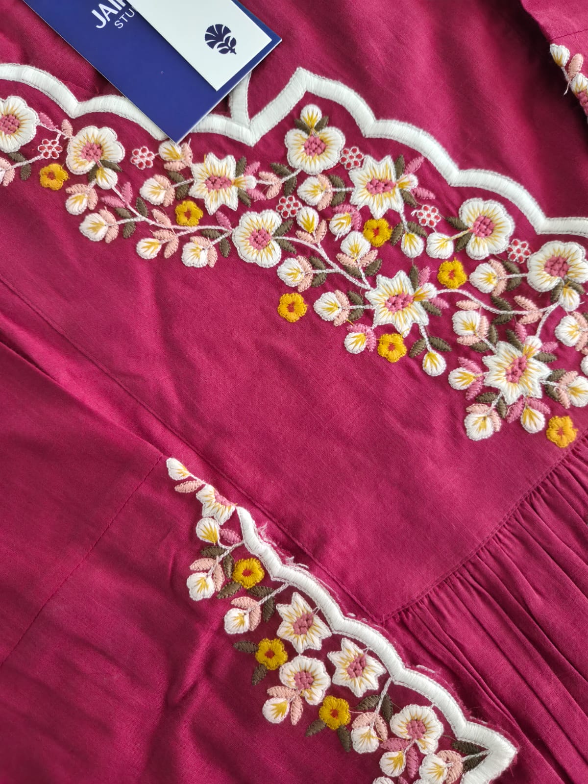 Cotton Embroidered Casual Coord Set - Image 3