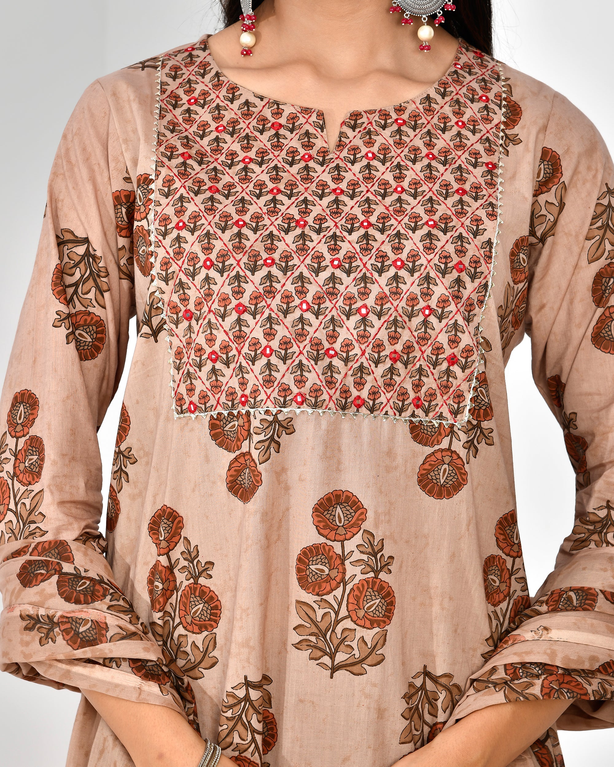 Cotton Jaipur Handblock pant set - Image 3