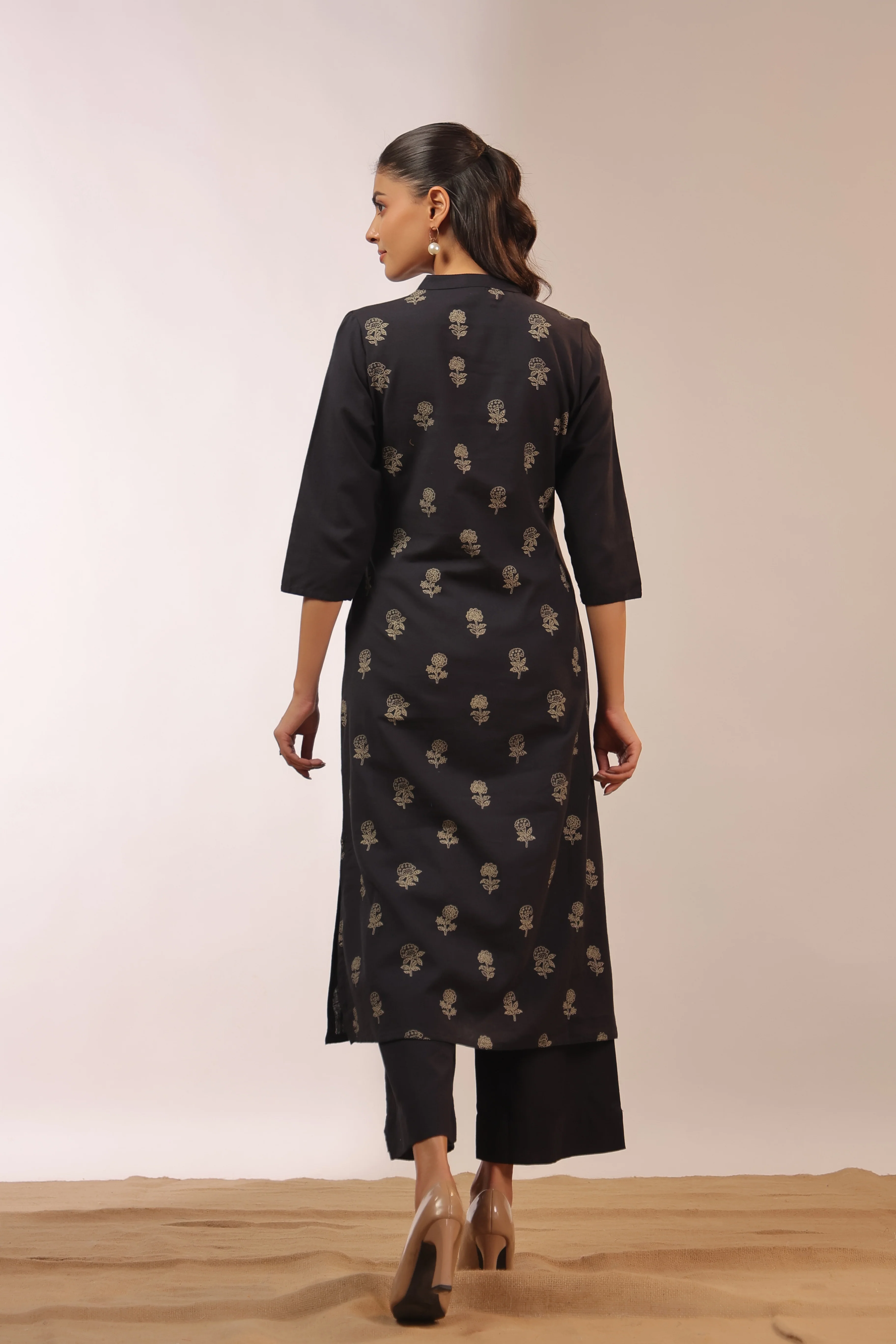 Dvija Cotton A-line Plazo Set - Image 11