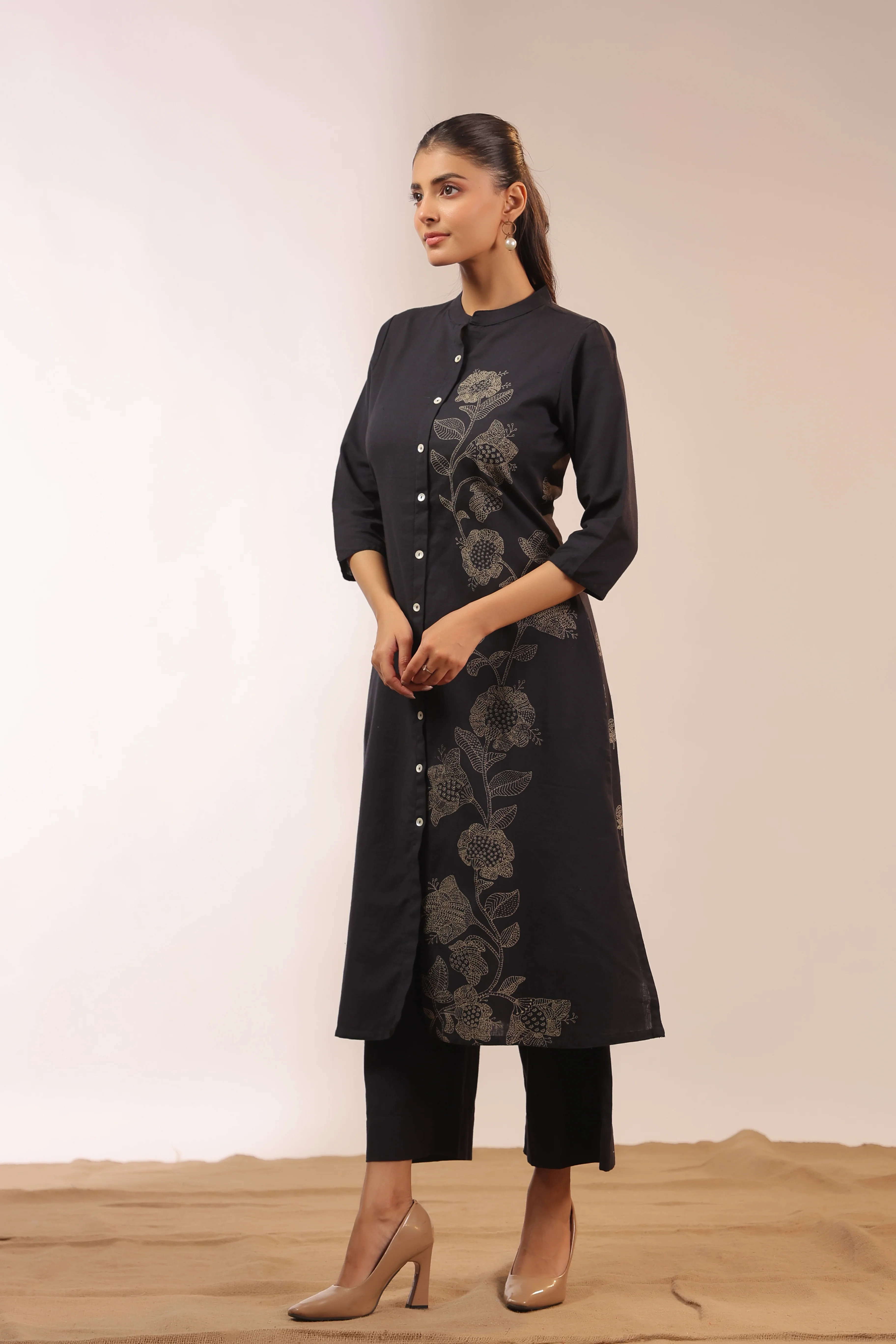 Dvija Cotton A-line Plazo Set - Image 2