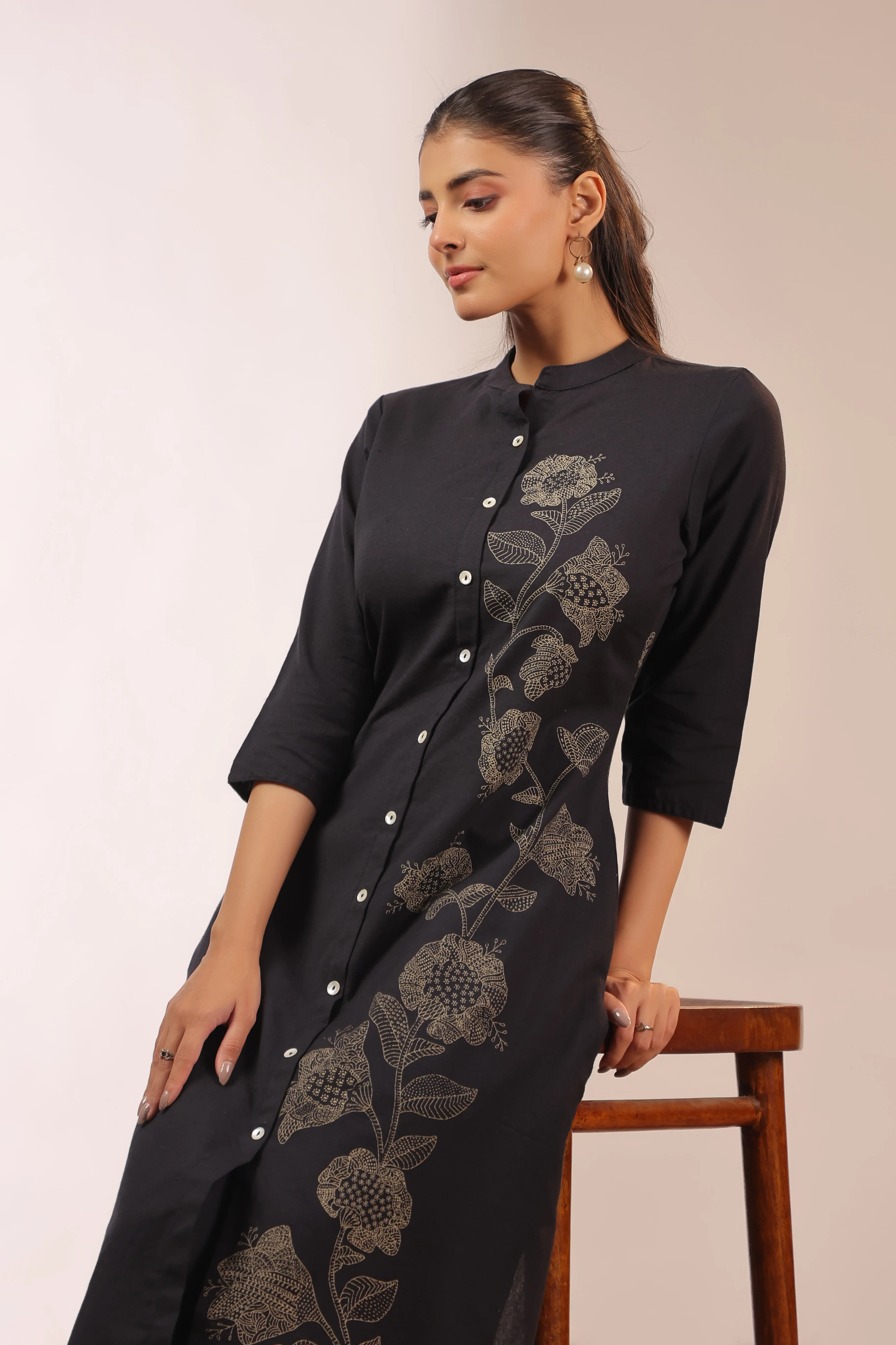 Dvija Cotton A-line Plazo Set - Image 5