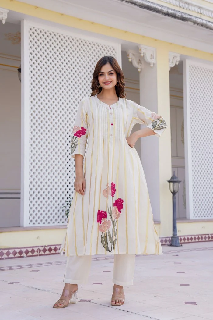 Felza Cotton A-line Pant Set