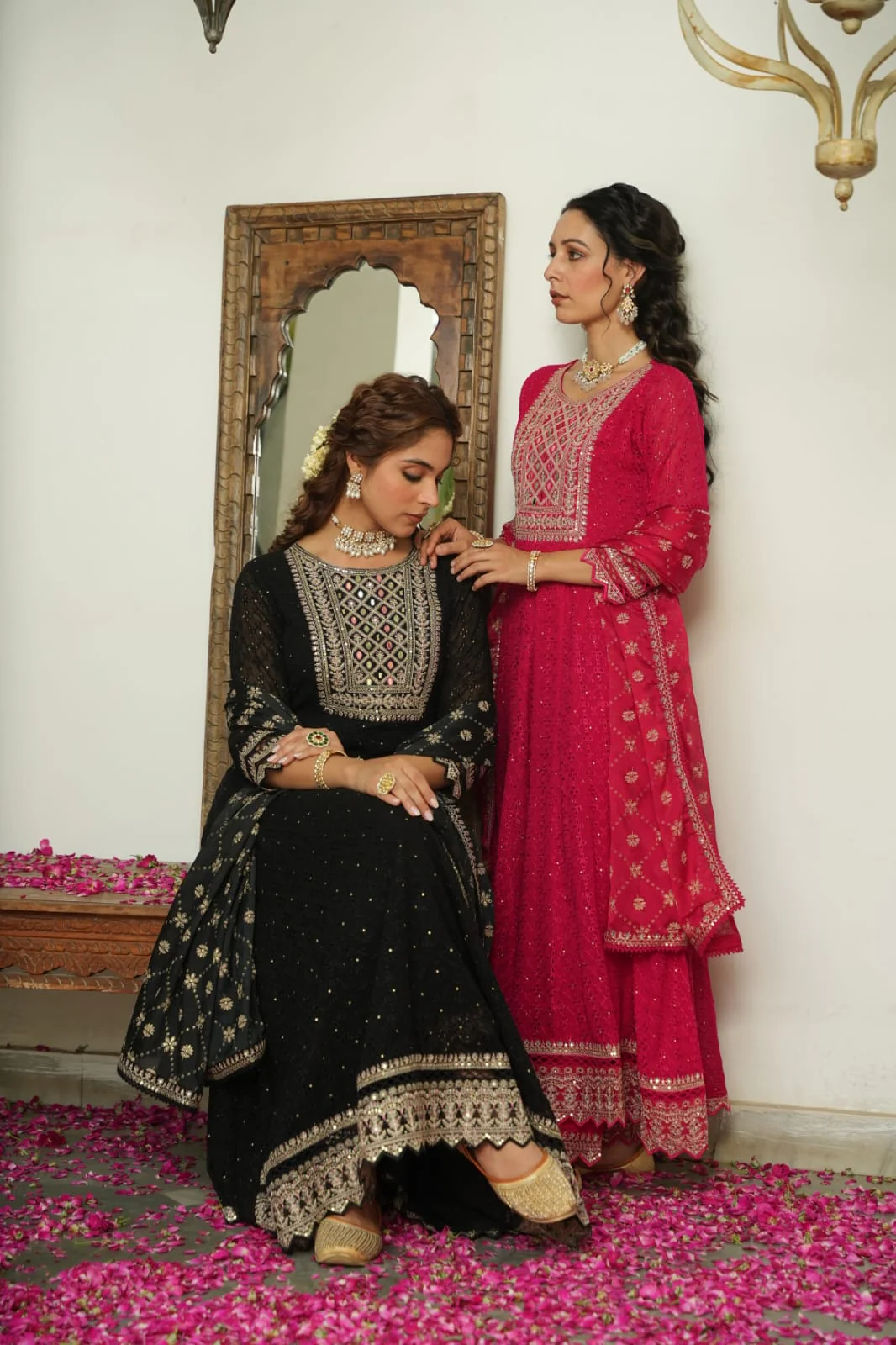 Festive Special Georgette Embroidered Anarkali Set - Image 5