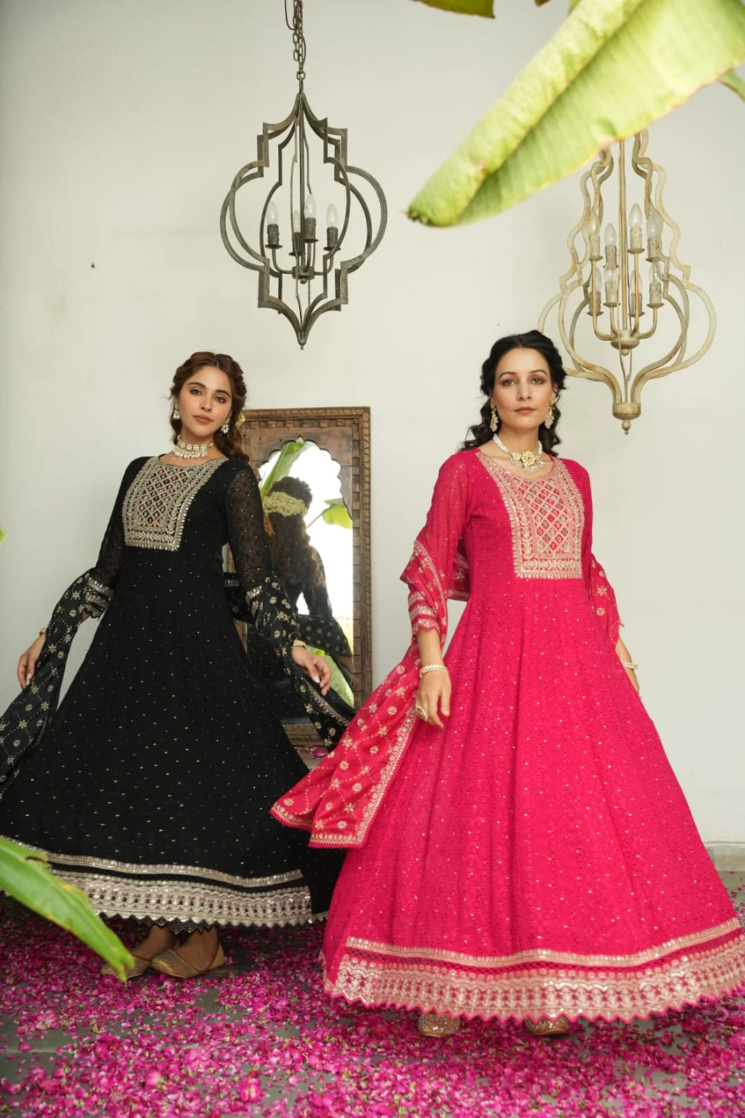 Festive Special Georgette Embroidered Anarkali Set - Image 6