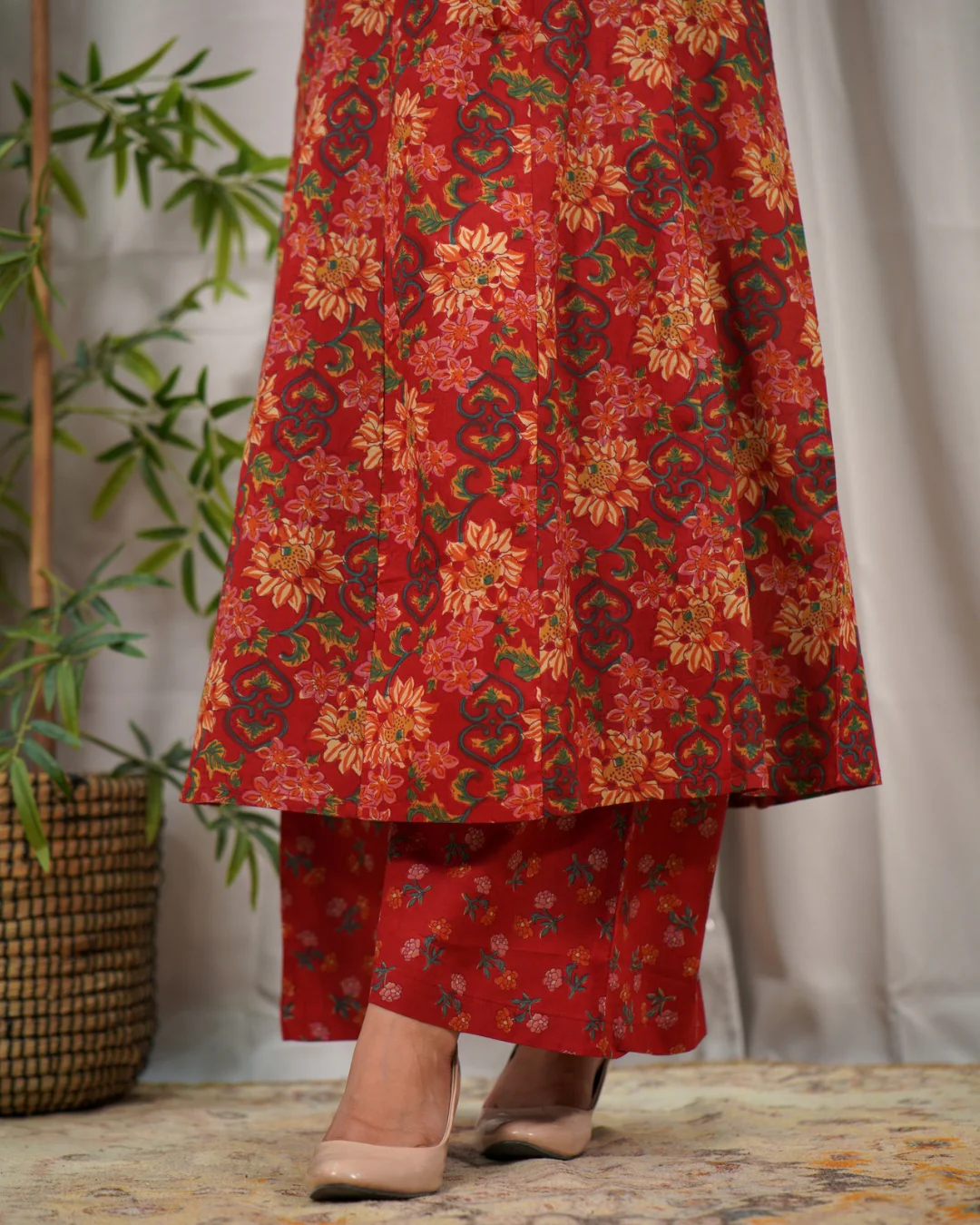 Floral A-line Divider Set with Pocket - Image 7