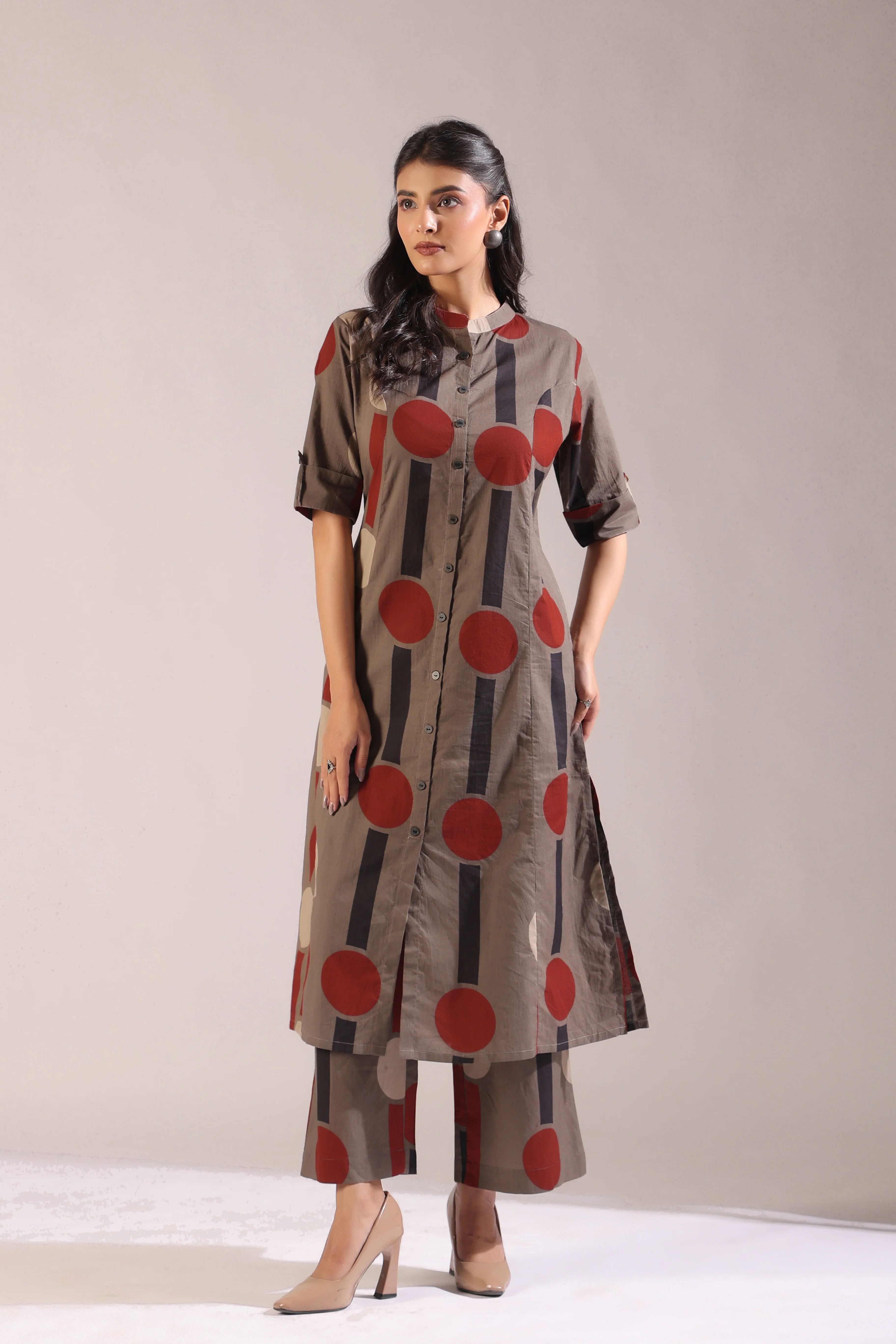 Gauri Cotton Cotton A-line Coord Set - Image 2