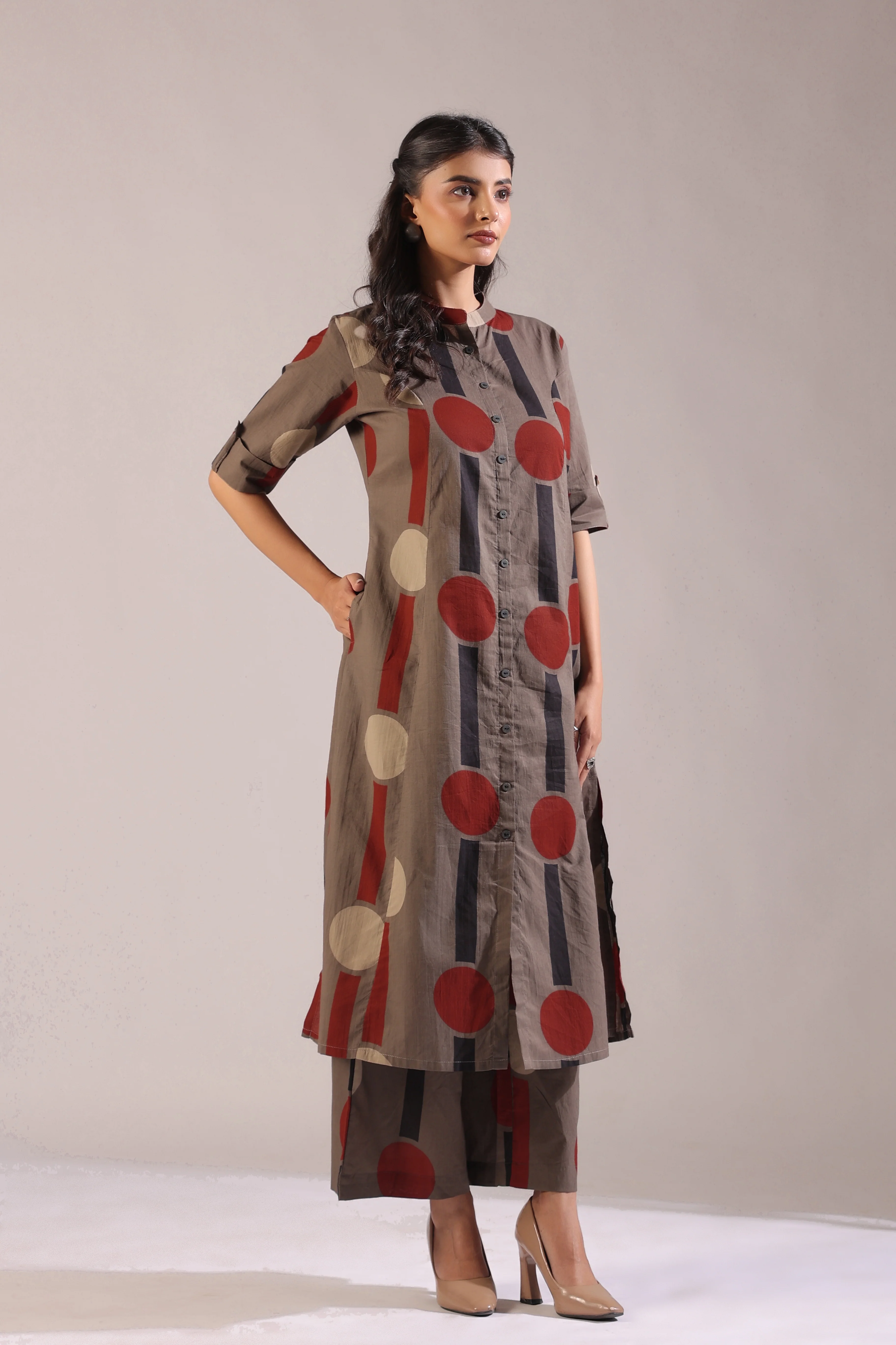 Gauri Cotton Cotton A-line Coord Set - Image 3