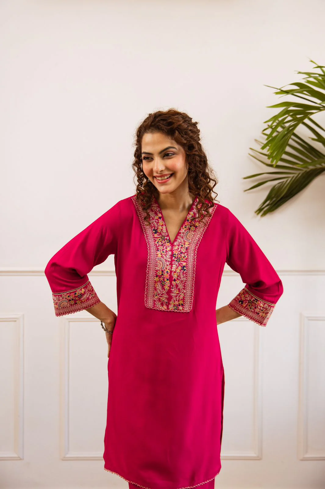 Gulbahaar Two-Piece Embroidered Coord set - Image 15