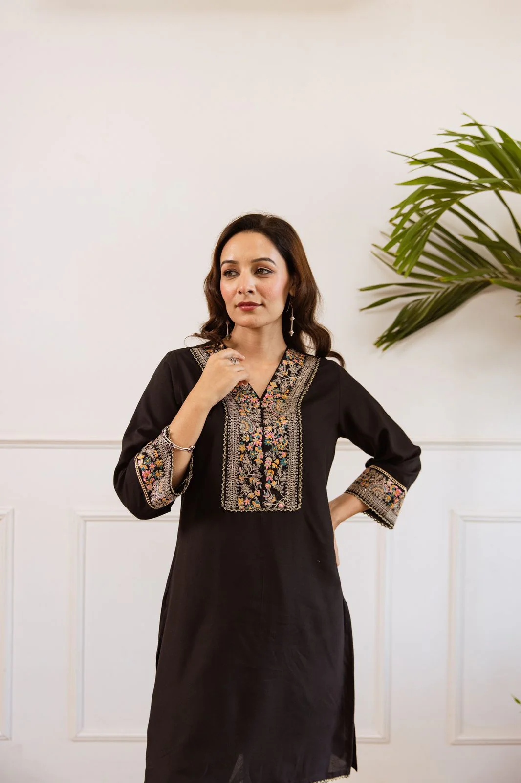 Gulbahaar Two-Piece Embroidered Coord set - Image 5