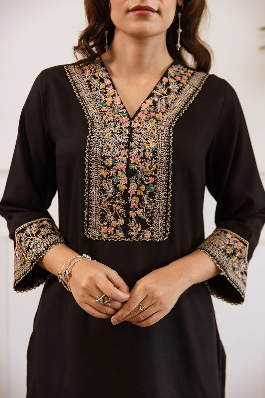 Gulbahaar Two-Piece Embroidered Coord set - Image 7