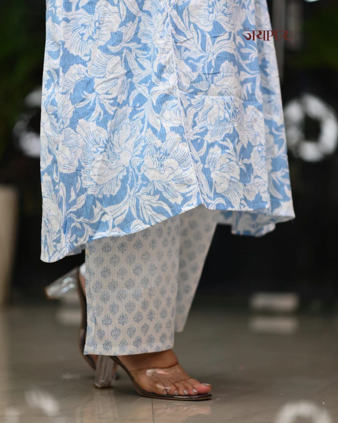 Hanika Cotton A-line Plazo Coord Set - Image 4