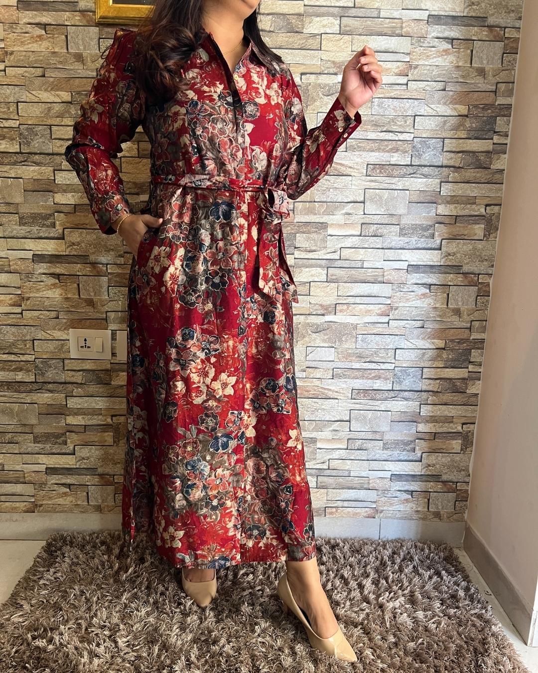 Heerat Muslin Long Gown - Image 4