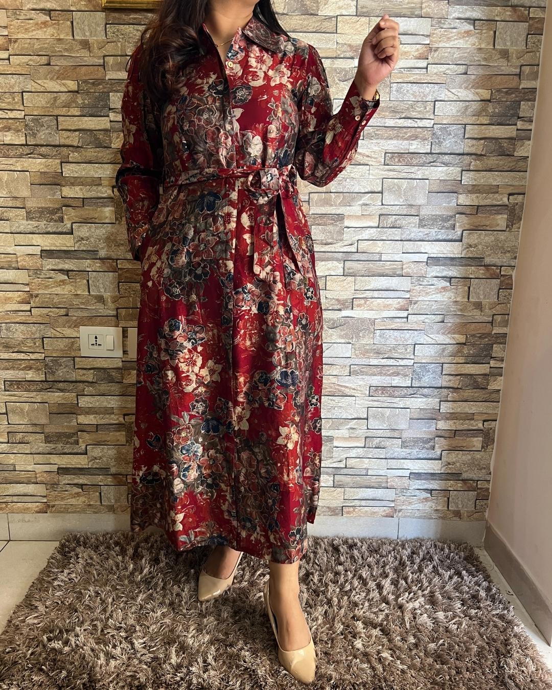 Heerat Muslin Long Gown - Image 5