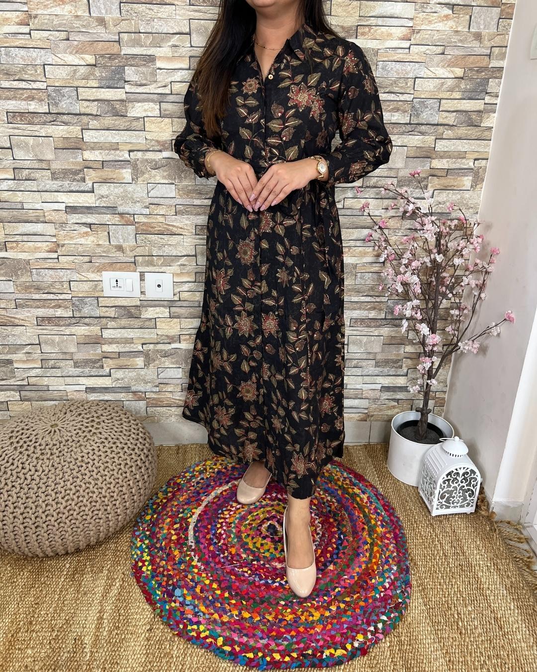 Heerat Muslin Long Gown - Image 7