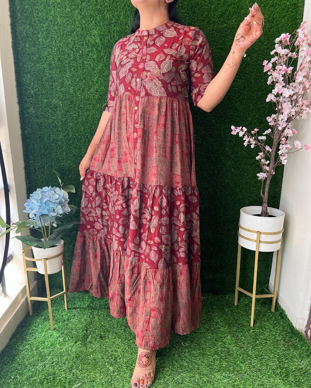 Ilivia Muslin Long Dress - Image 4