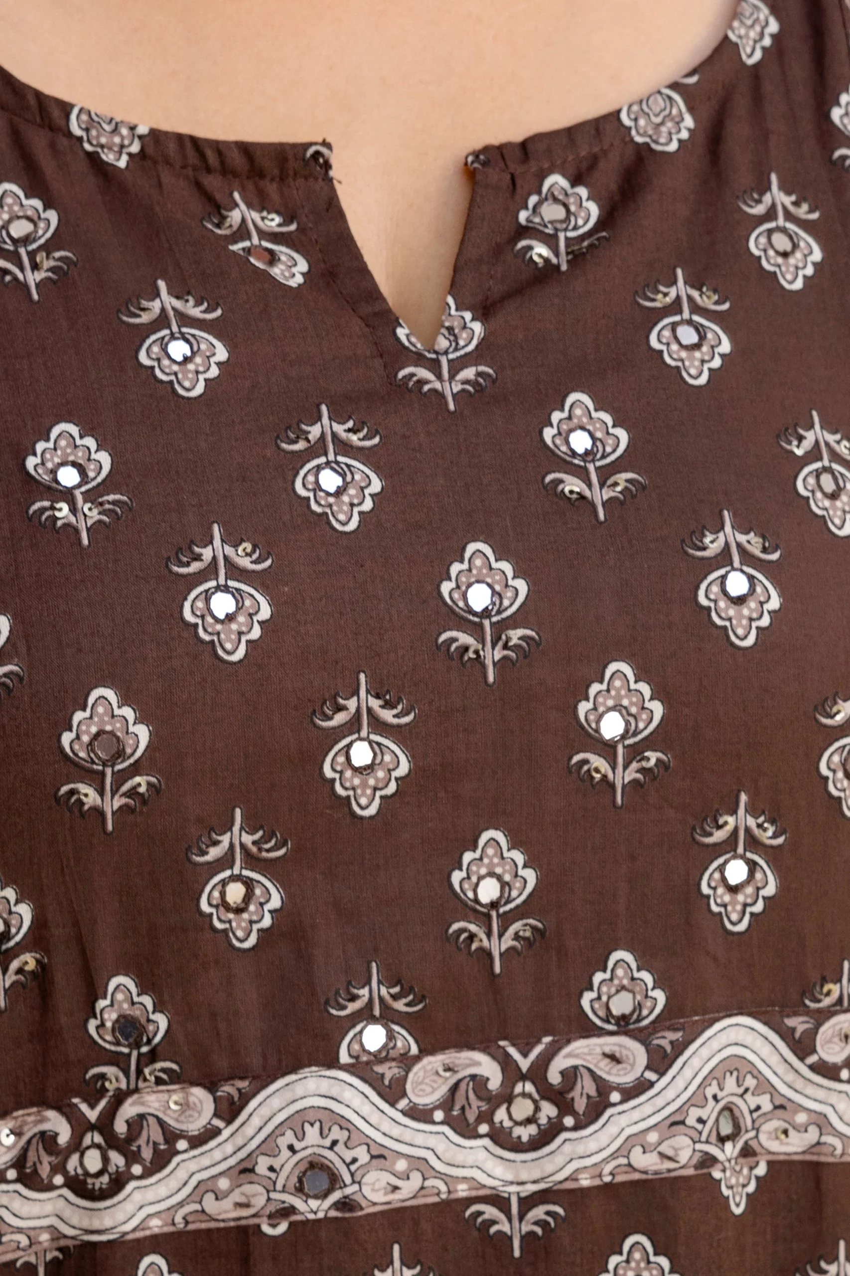 Jaipuri Cotton Embroidered Pant Set - Image 6