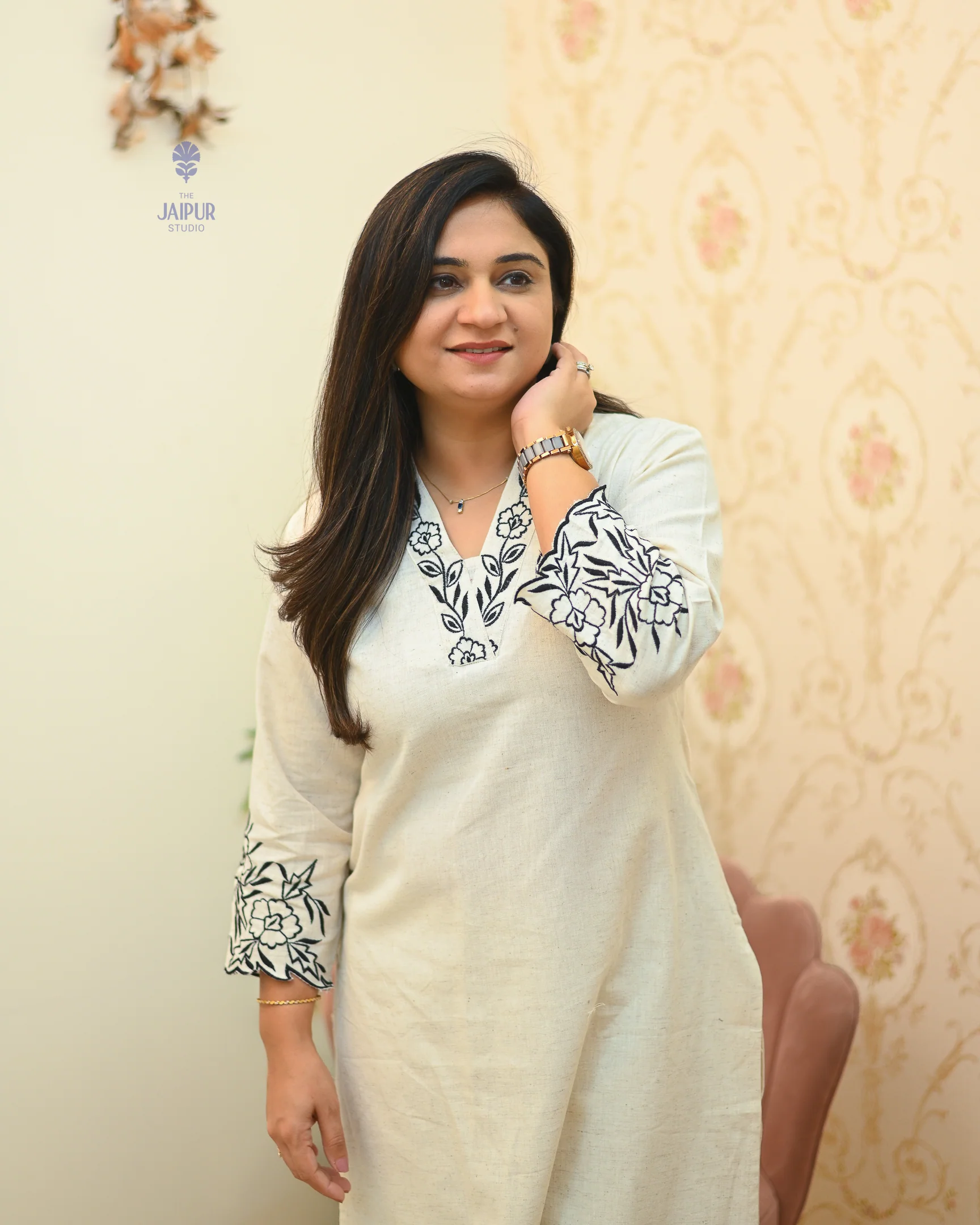 Jamia Cotton Embroidered Coord Set - Image 5