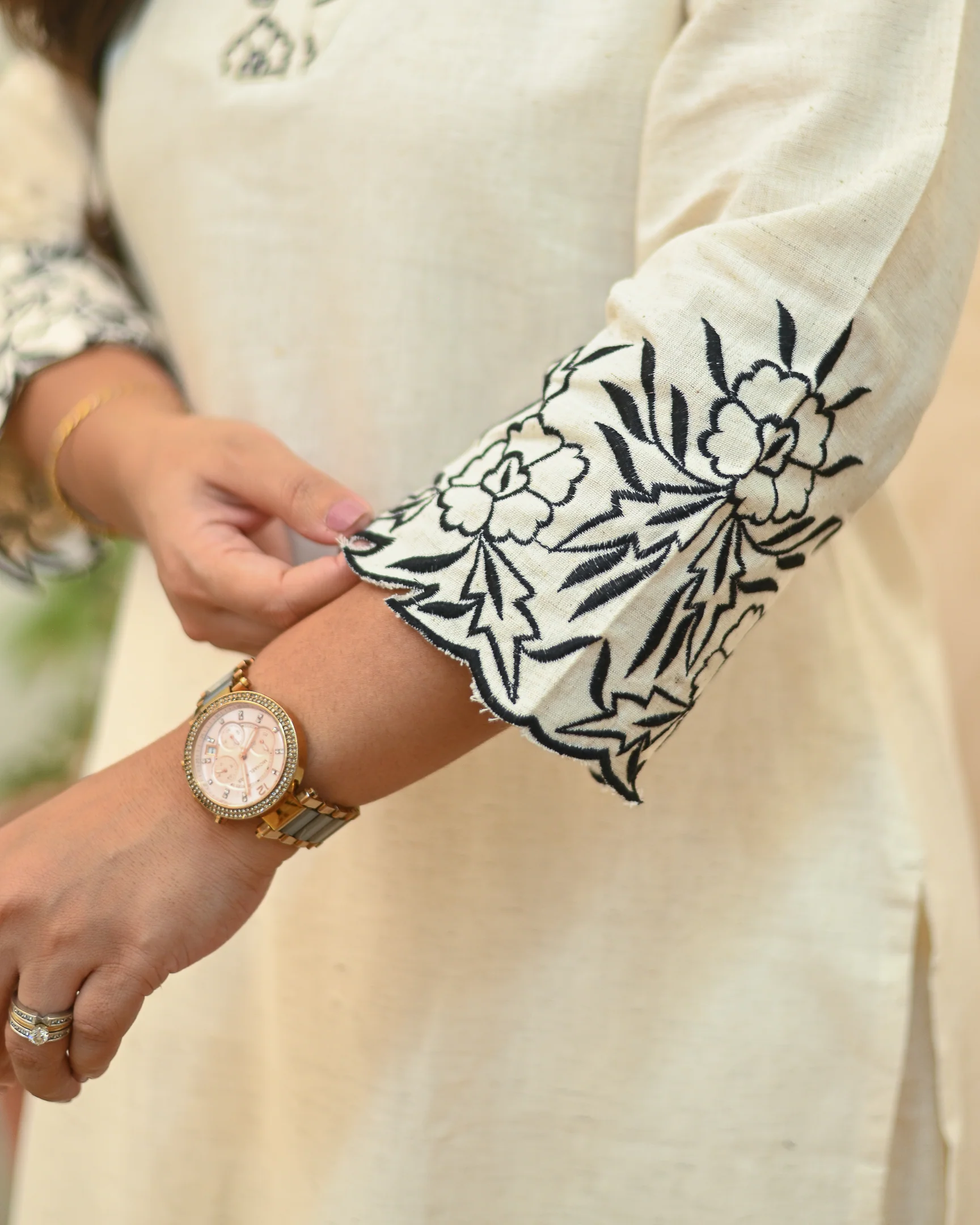 Jamia Cotton Embroidered Coord Set - Image 6