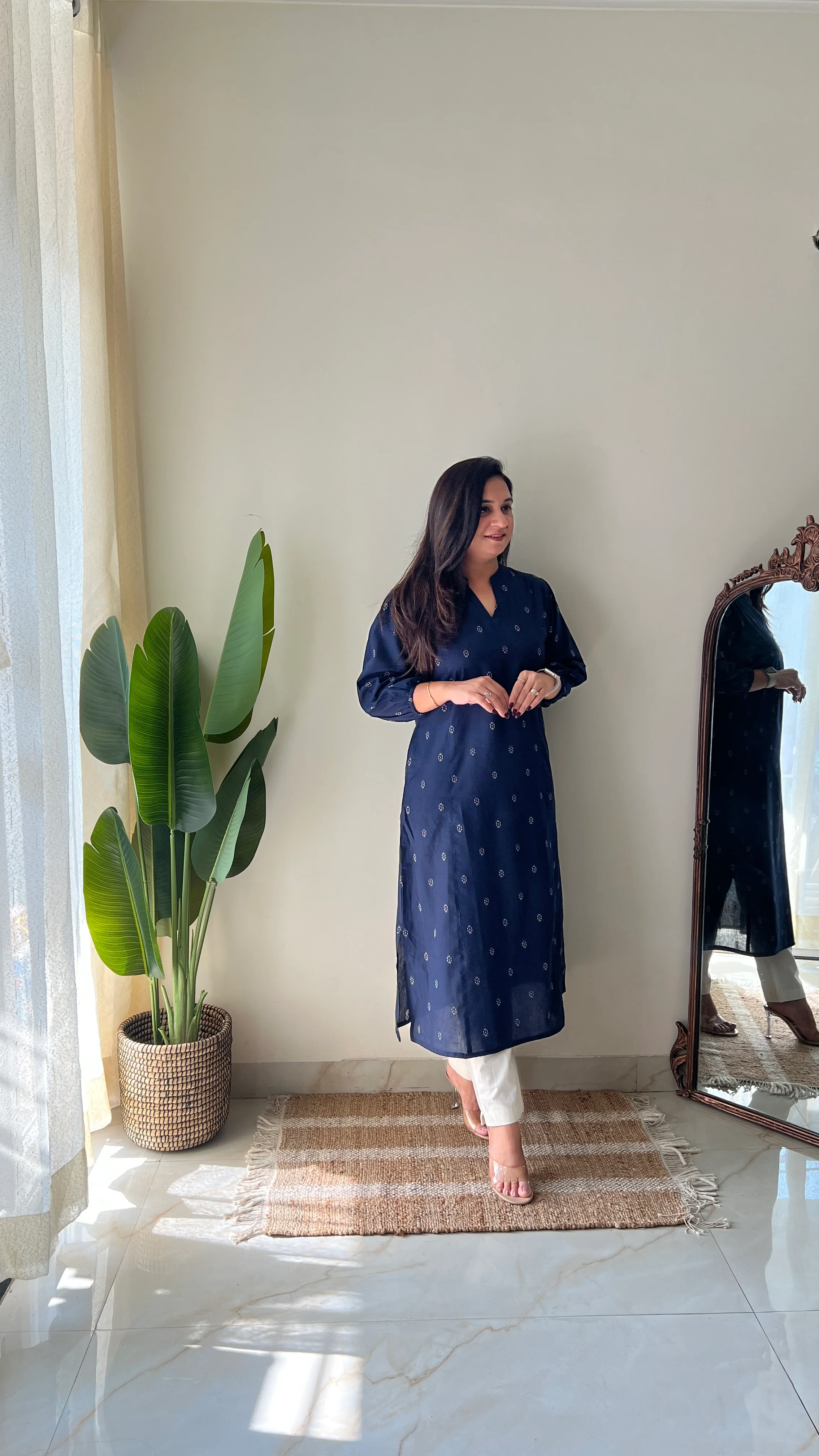 Kanya Handloom Cotton A-line kurta - Image 11