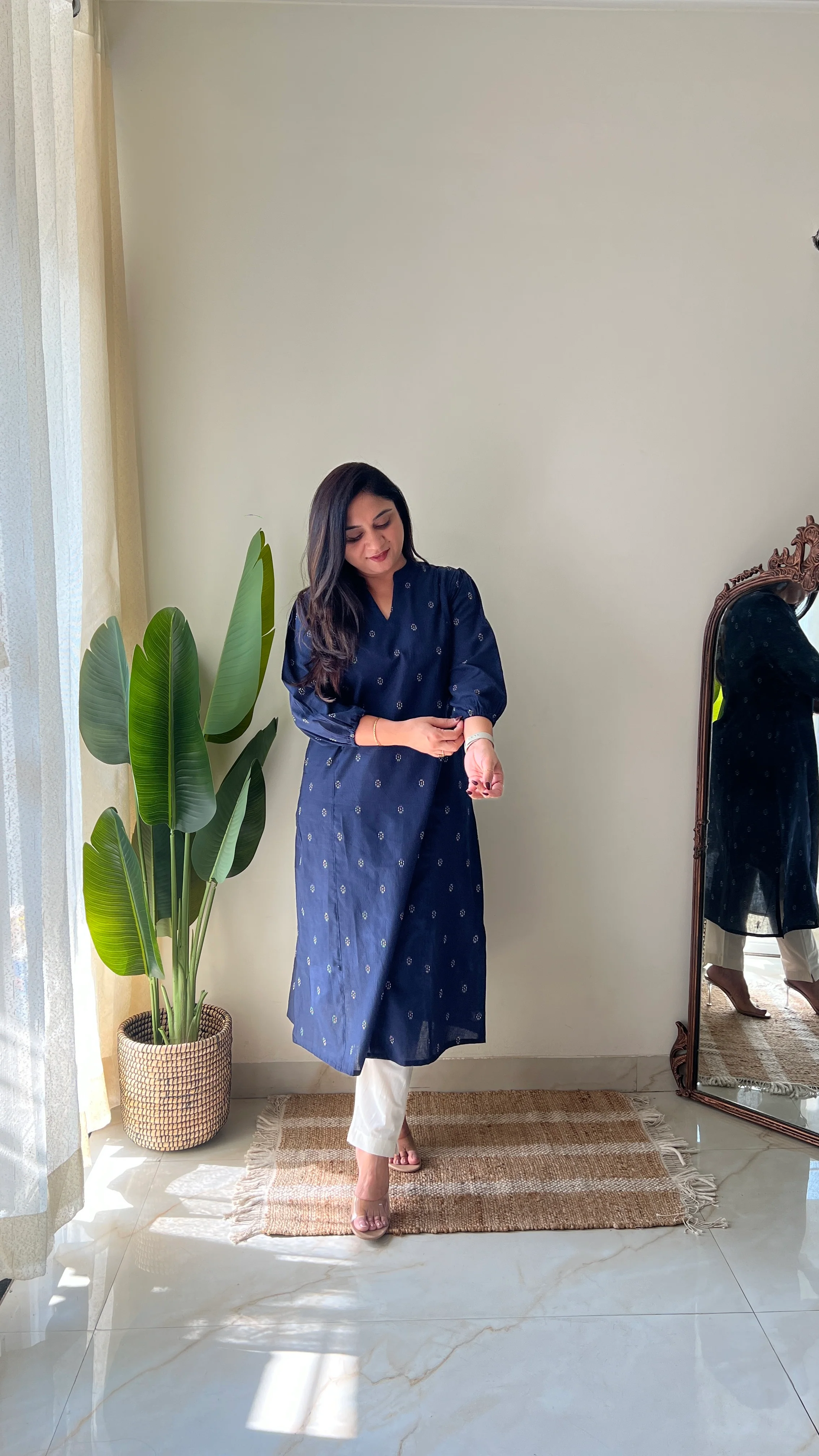 Kanya Handloom Cotton A-line kurta - Image 12