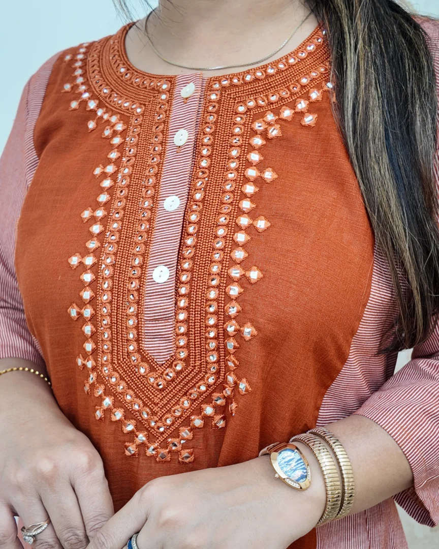 Kanya Handloom Embroidered Pant Set - Image 14