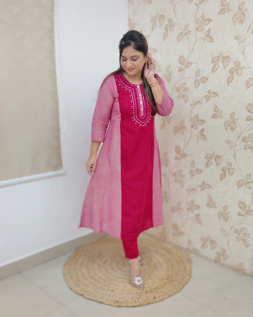 Kanya Handloom Embroidered Pant Set - Image 3