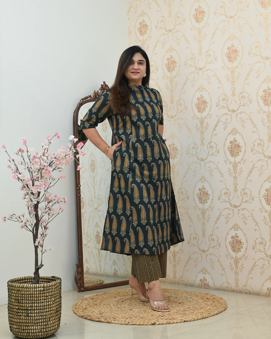 Kashish A-line Cotton Coord set - Image 14