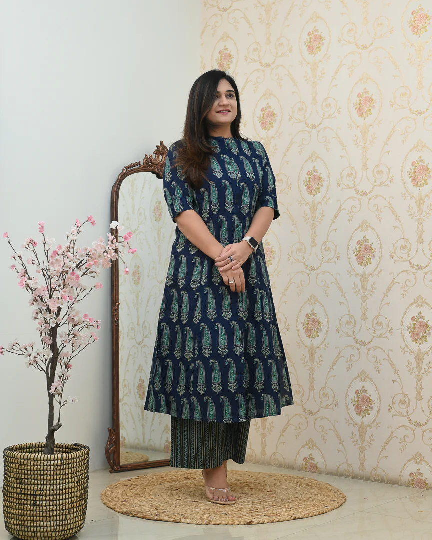 Kashish A-line Cotton Coord set - Image 7