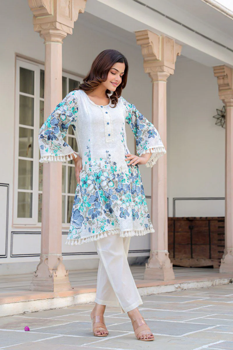 Kashvi Premium Mul Cotton Floral Coord Set - Image 10