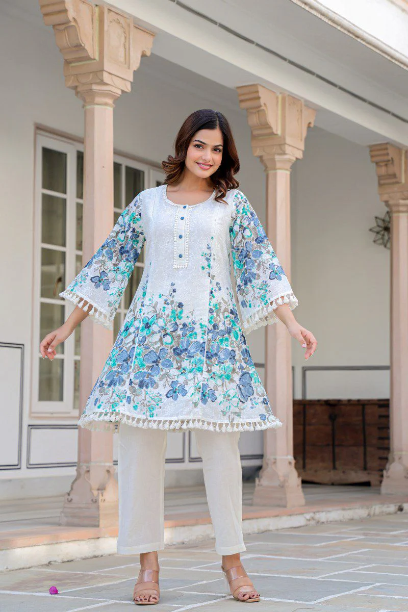 Kashvi Premium Mul Cotton Floral Coord Set - Image 12