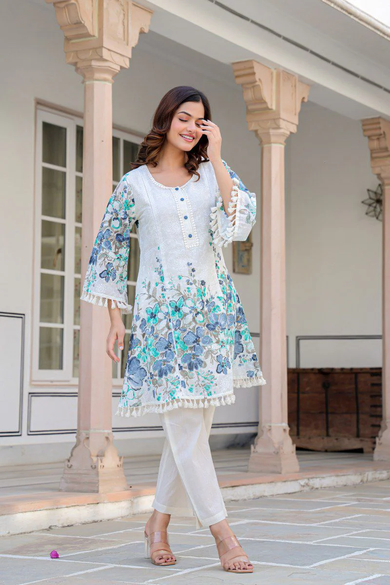 Kashvi Premium Mul Cotton Floral Coord Set - Image 13