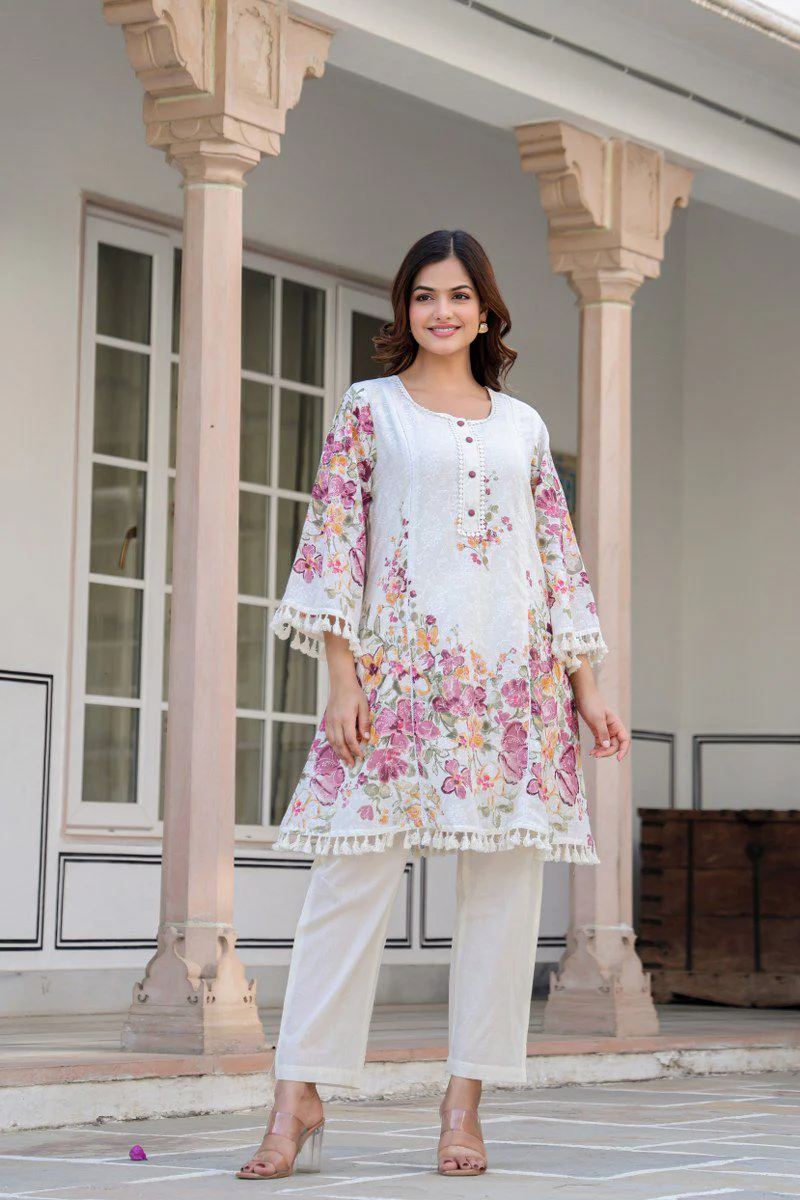 Kashvi Premium Mul Cotton Floral Coord Set - Image 5