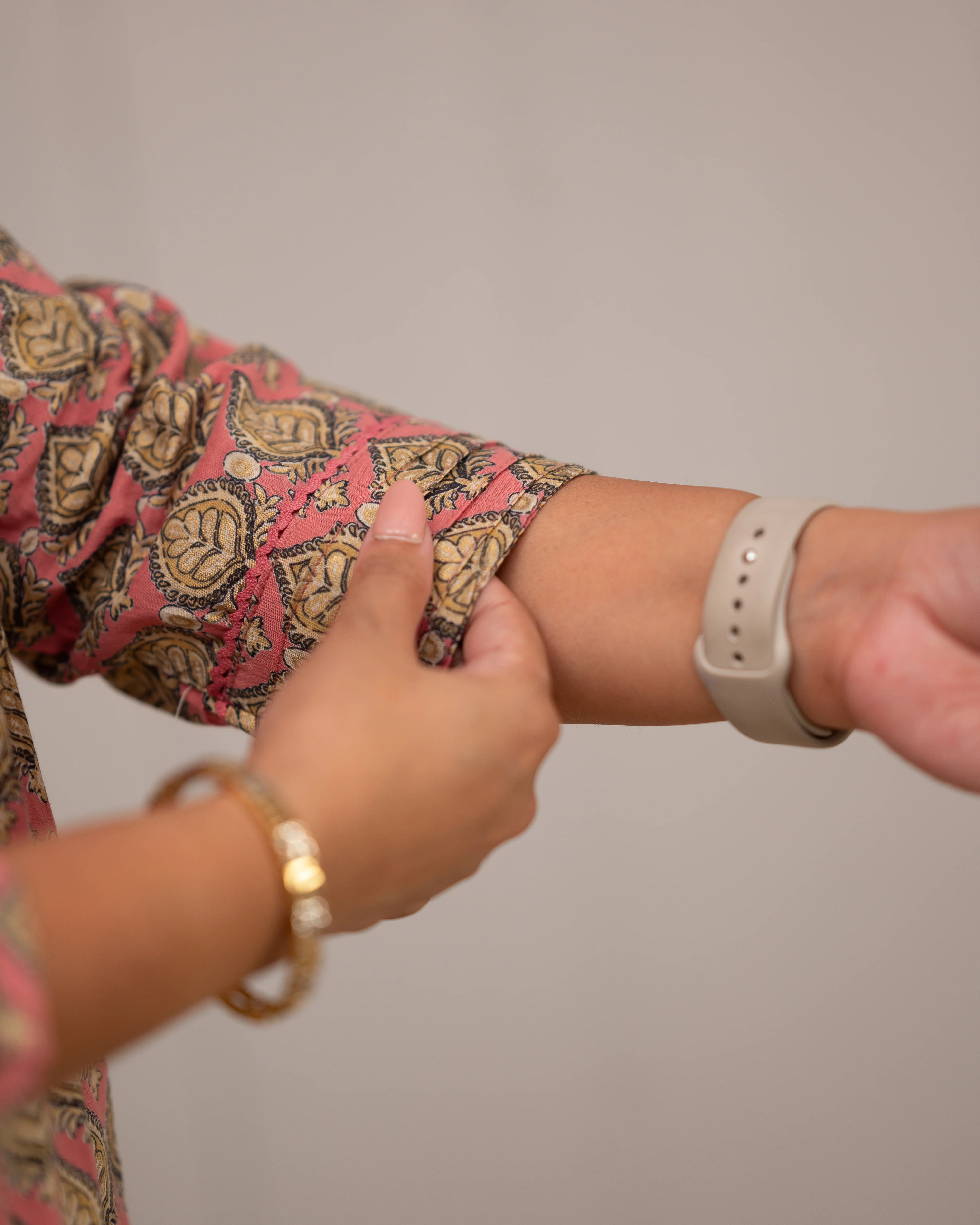 Lisha Floral Cotton Casual Kurta - Image 13