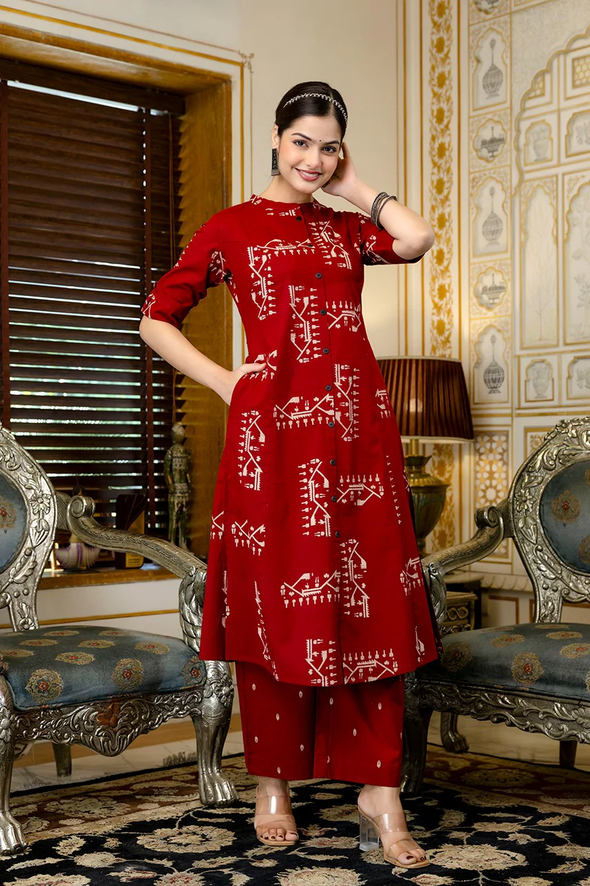 Maryam Cotton A-line Coord Set - Image 19