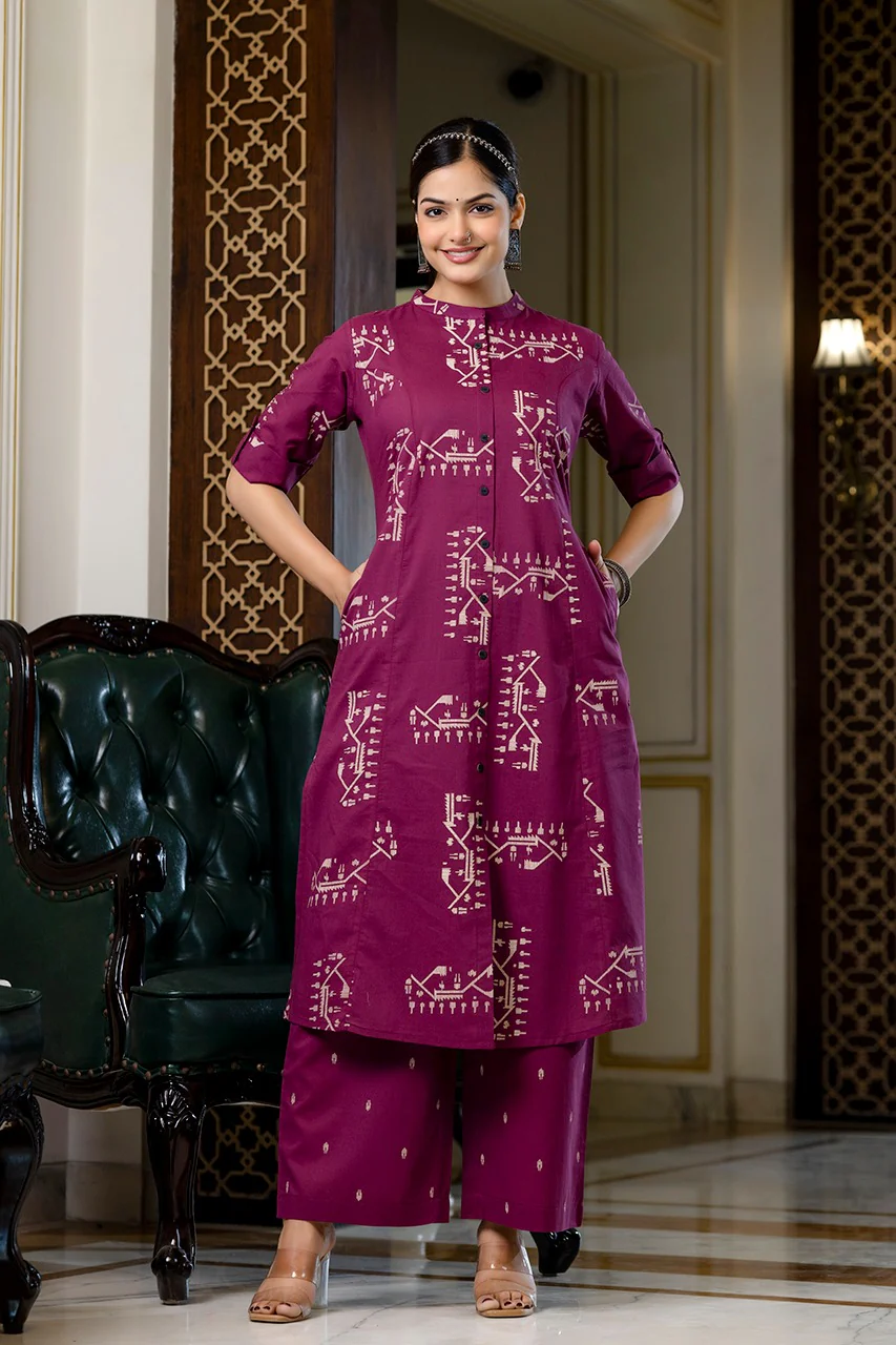 Maryam Cotton A-line Coord Set - Image 3