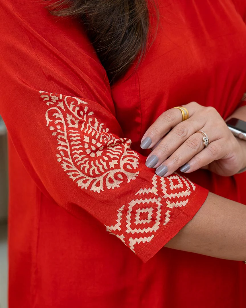 Mayra Muslin Handblock Print Coord Set - Image 6