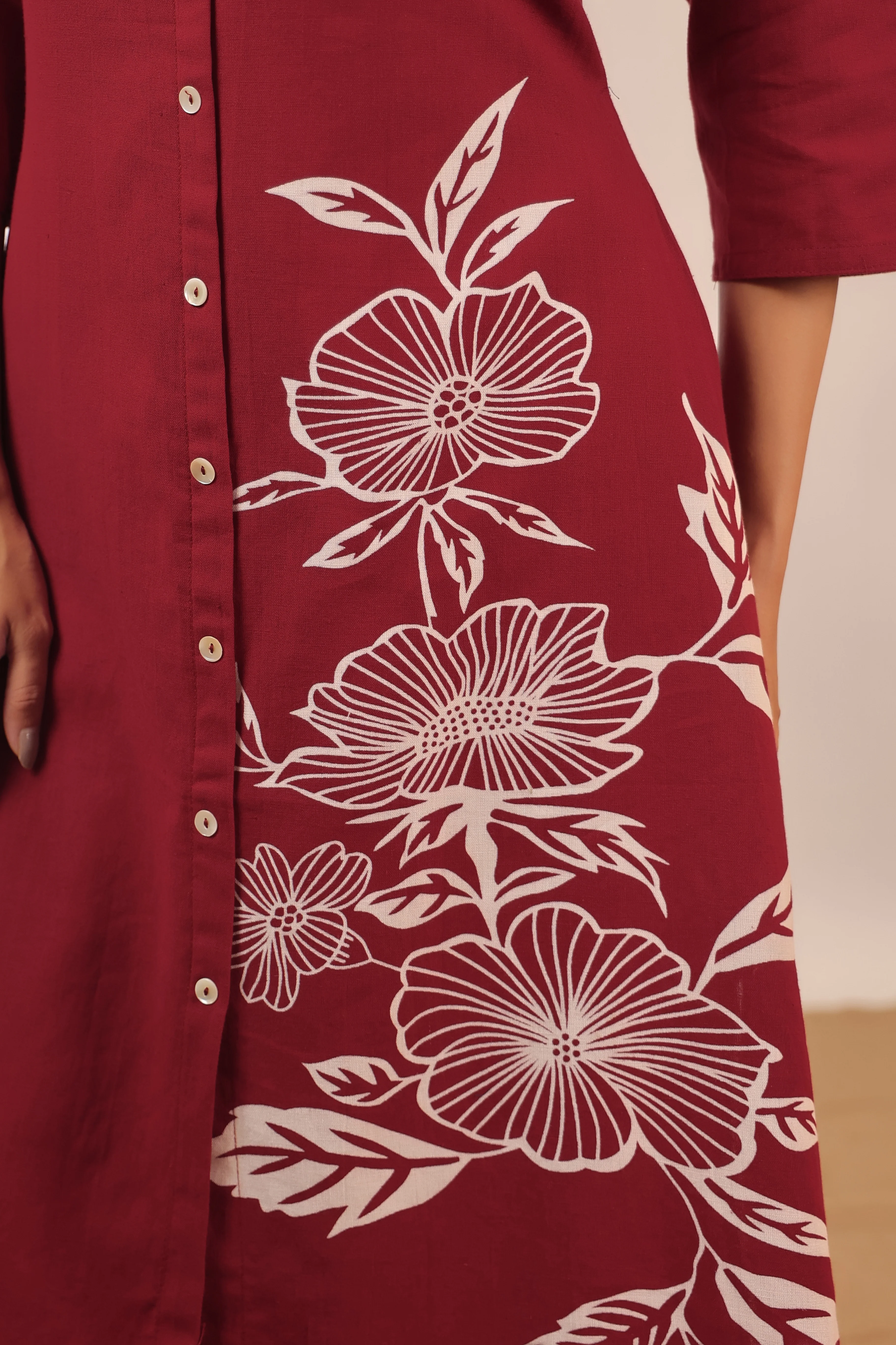 Mehreen Cotton A-line Plazo Set - Image 29