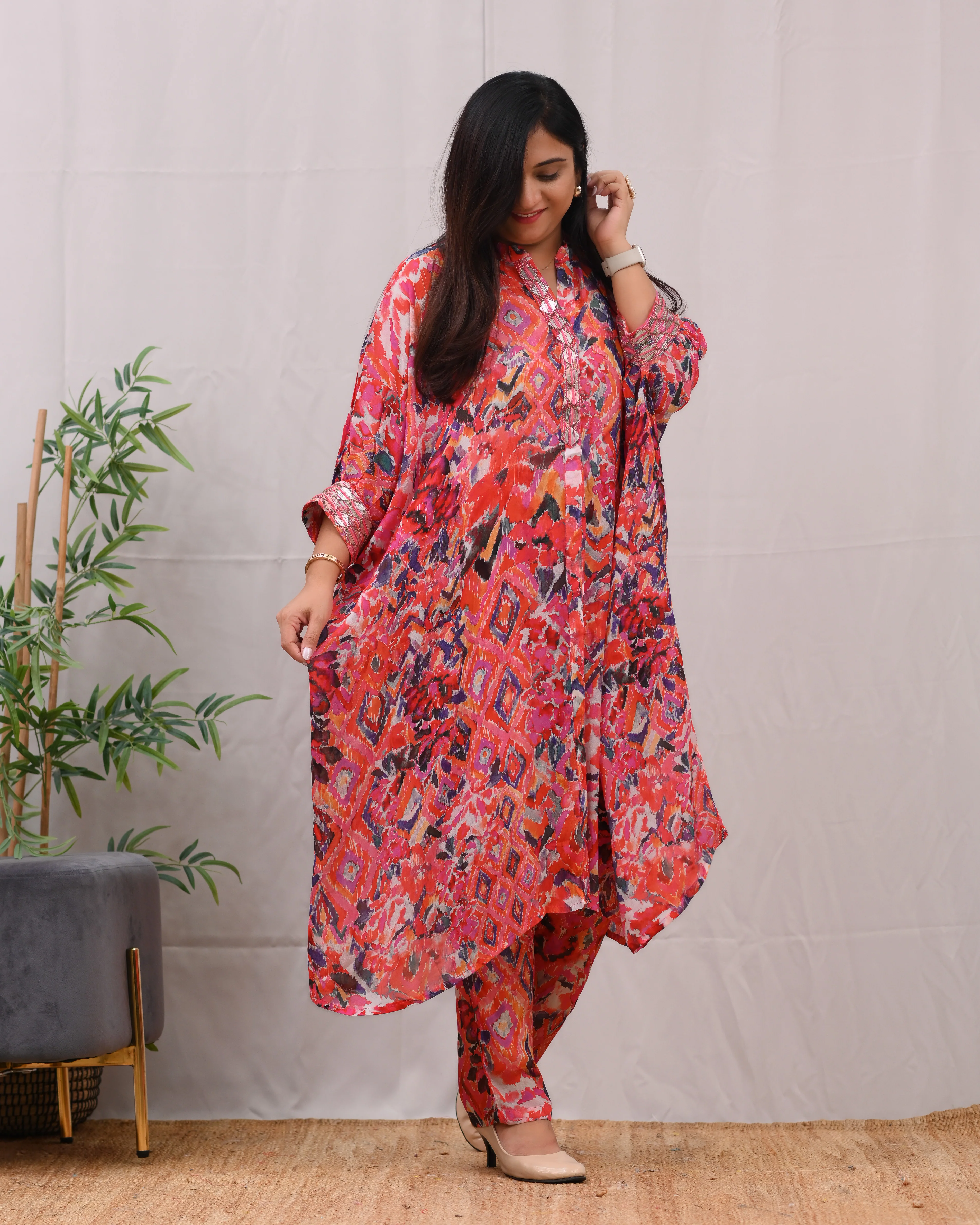 Miraya Chinnon Embroidered Indowestern Set - Image 5