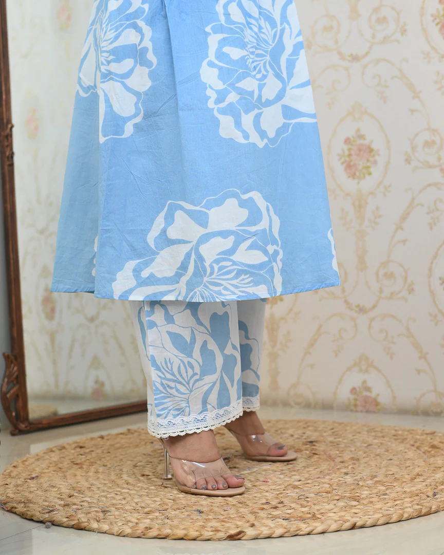 Mishika Cotton A-line Coord set - Image 14