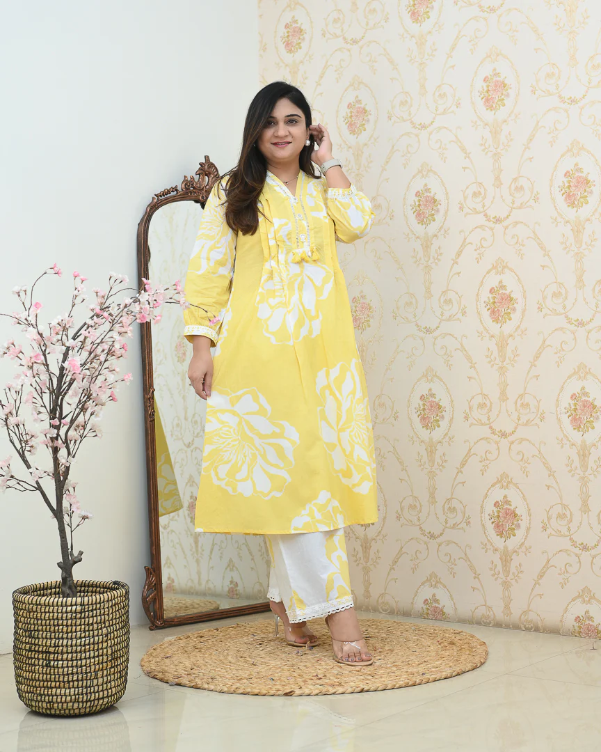 Mishika Cotton A-line Coord set - Image 9