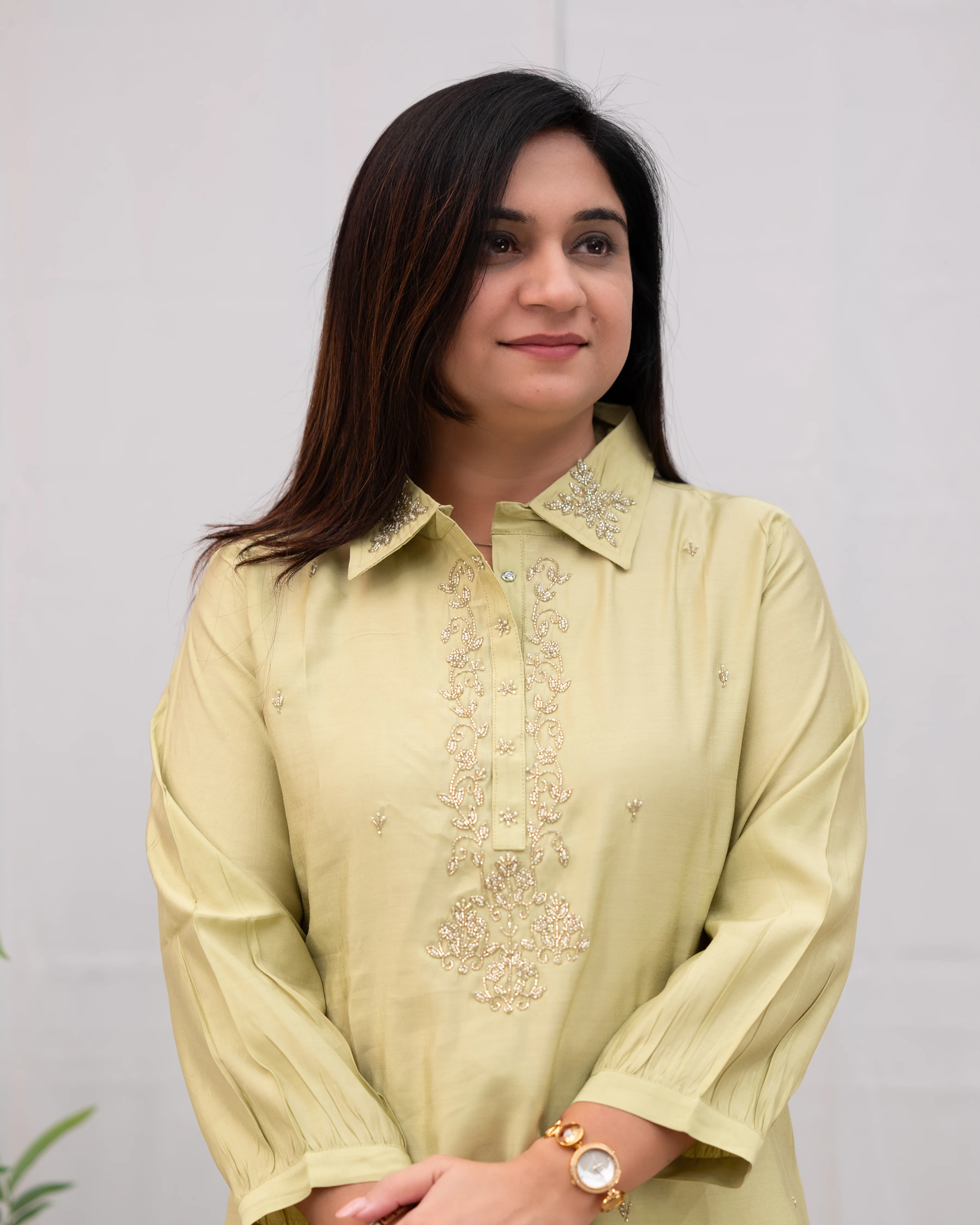 Miso Muslin Hand Embroidered Coord Set - Image 12