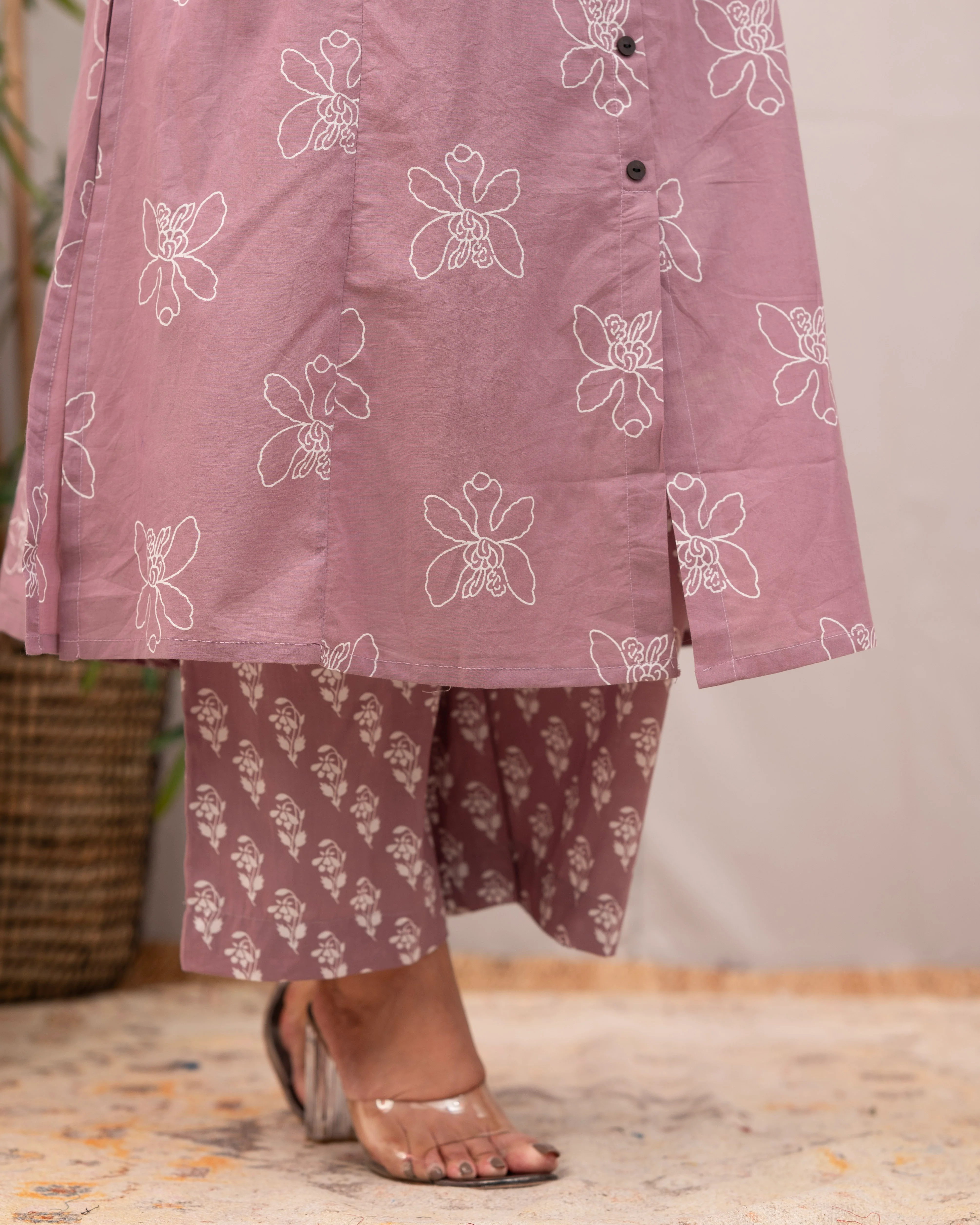 Naira A-line Cotton Coord set - Image 10